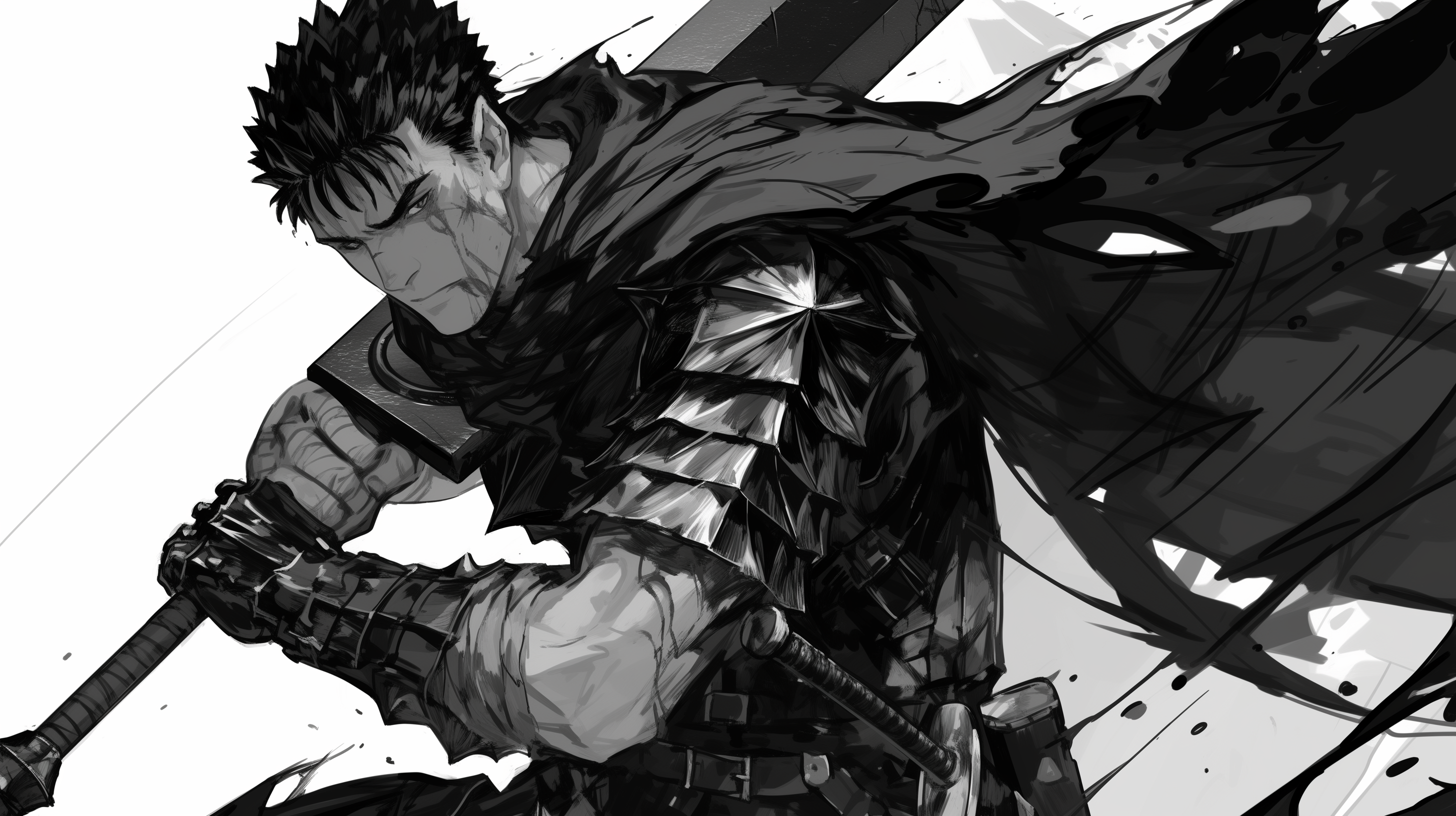 Guts Berserk Anime HD Wallpaper