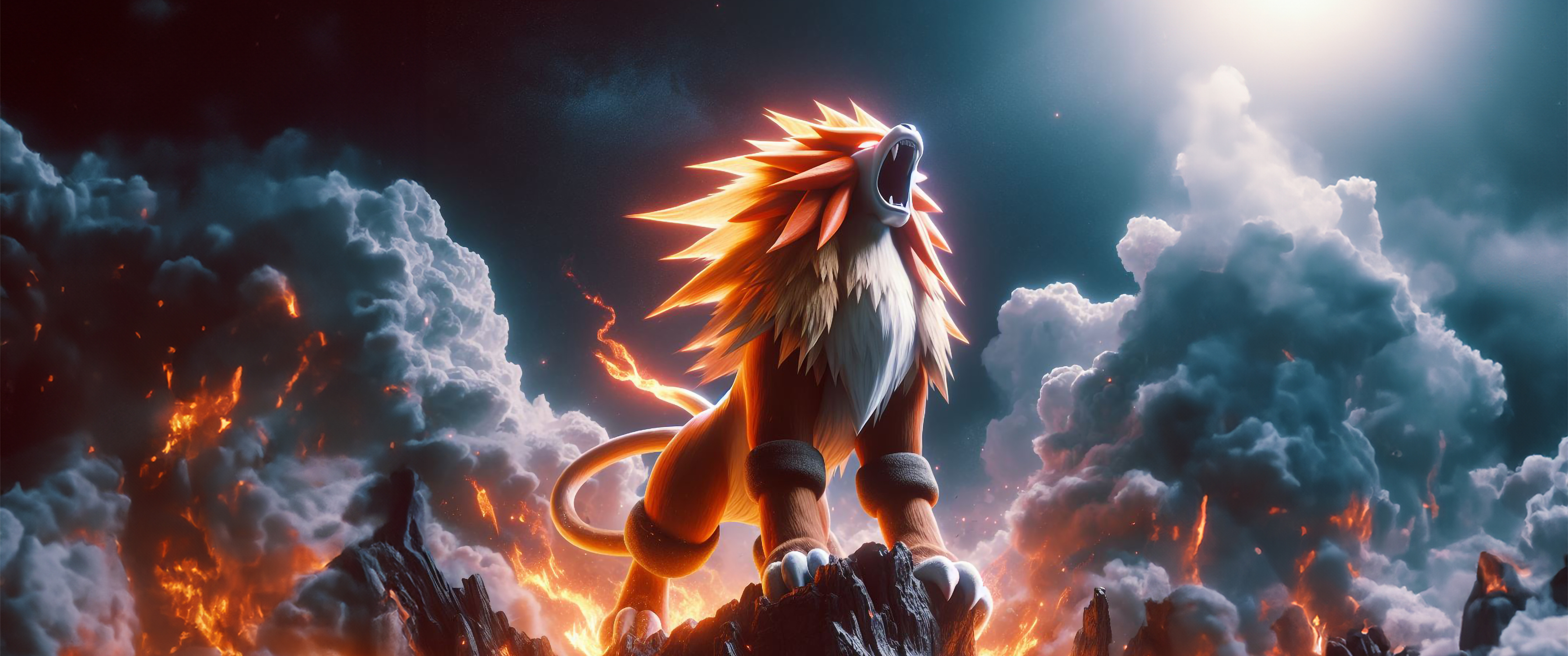 Entei Pokemon Master Of Fire