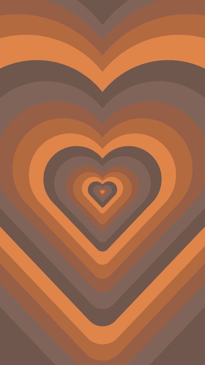 y2k aesthetic brown hearts wallpaper
