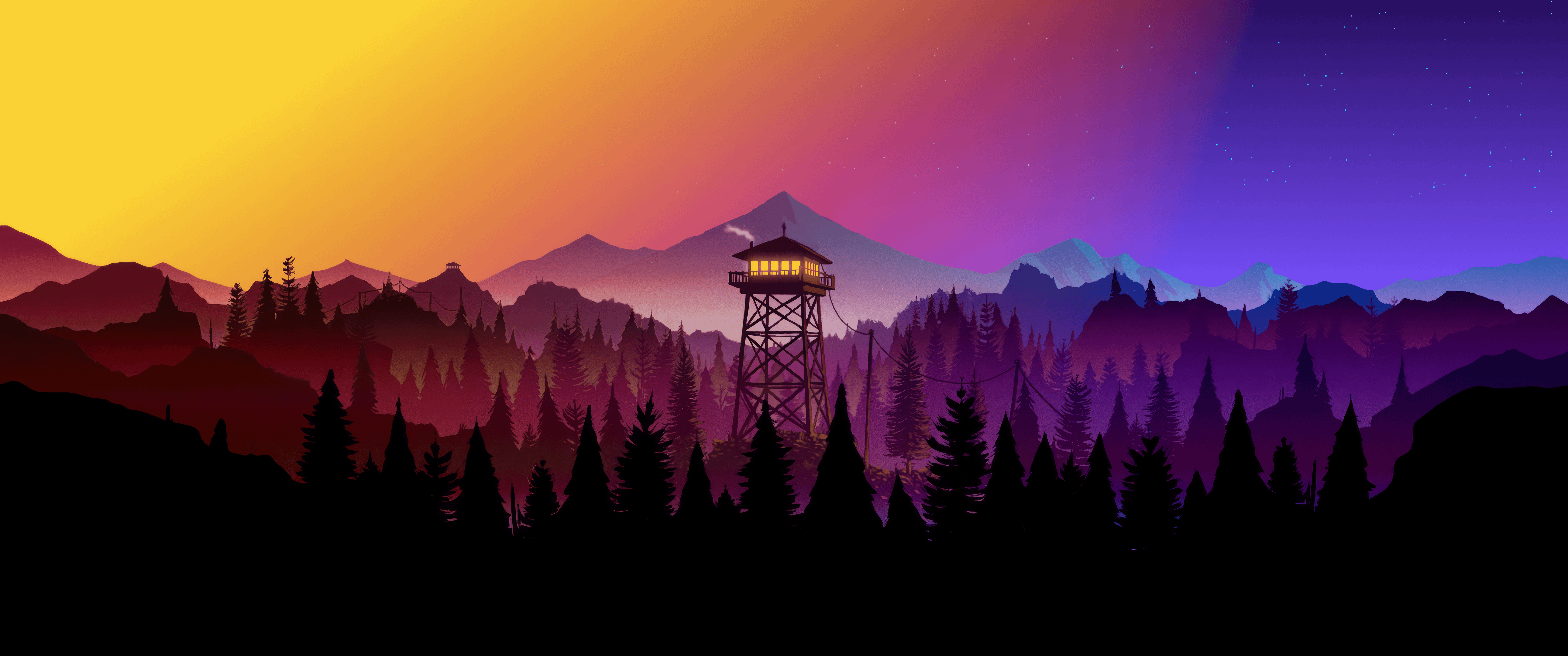 Firewatch Tower [3440x1440], r