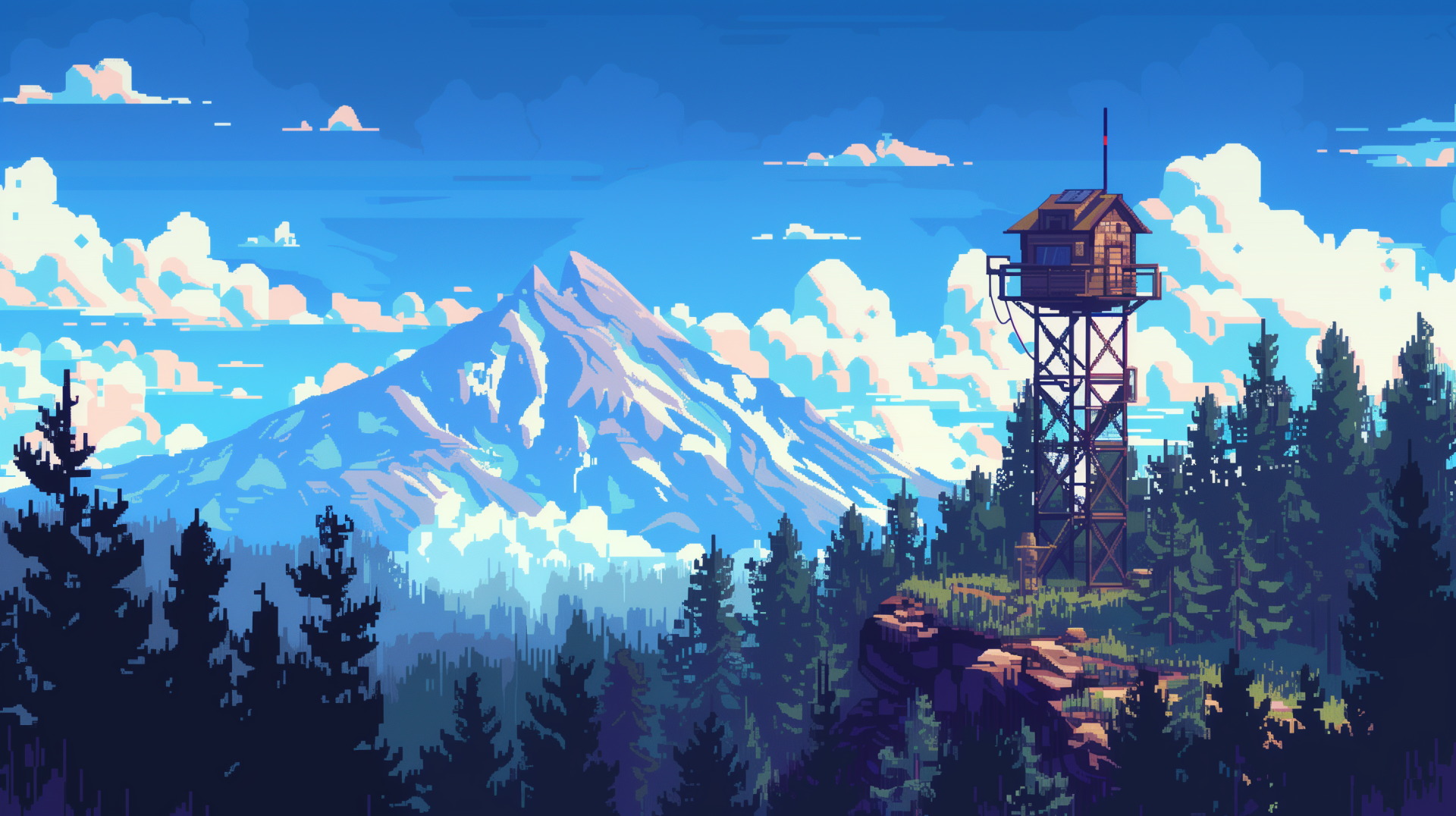 Firewatch Forest Adventure HD Wallpaper