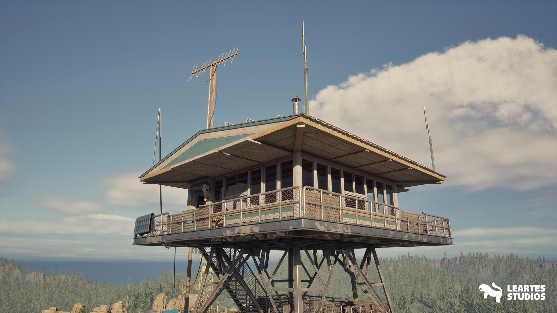 Fire Watch Tower Environment Nature
