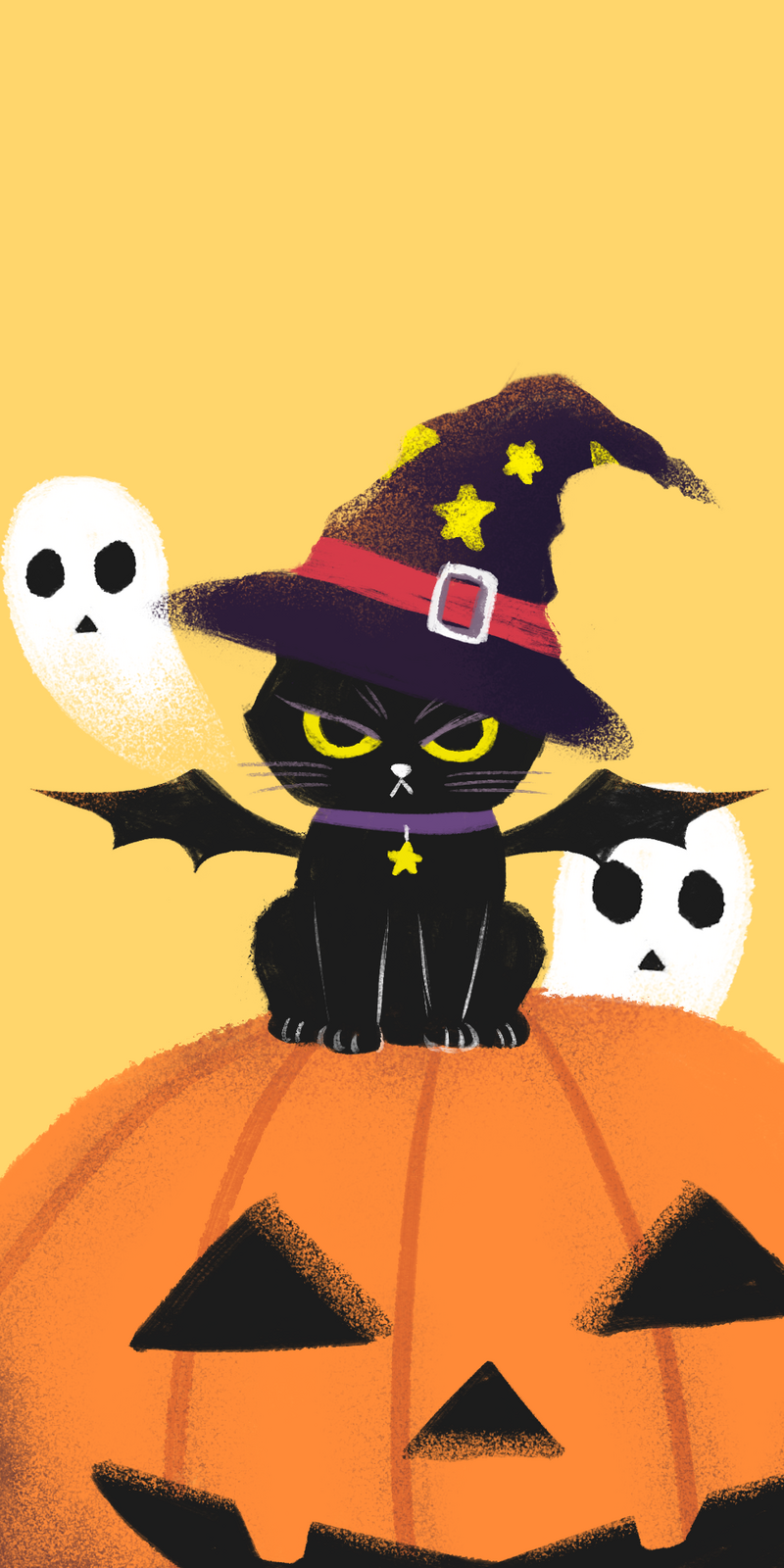 Cartoon Cat Wallpaper Halloween
