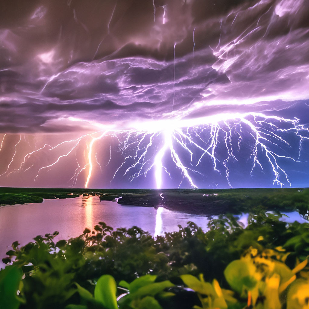 Catatumbo lightning, sparkling
