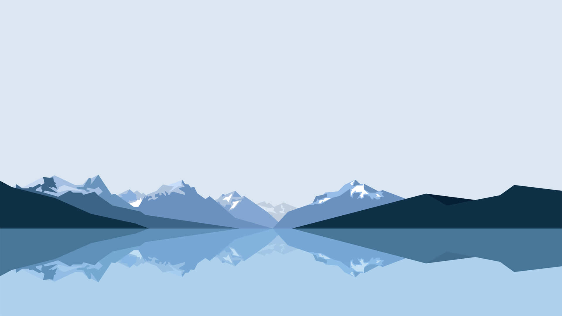 minimalist mountain. Wallpaper