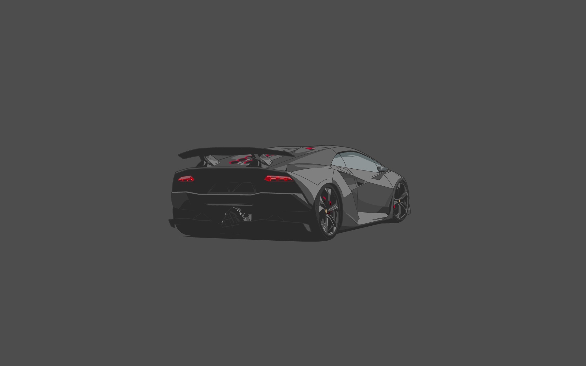 Wallpaper Lamborghini, Car, Grey, Sesto