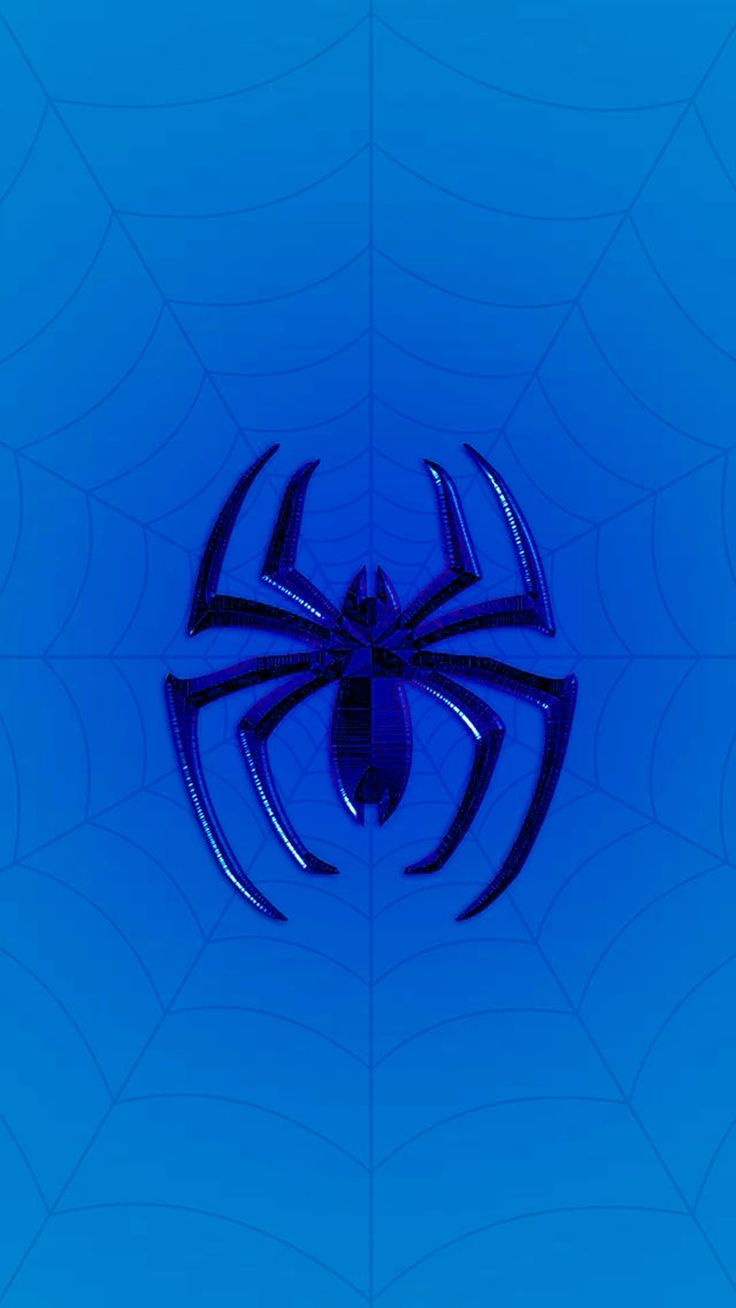 Blue Spider Man Wallpaper