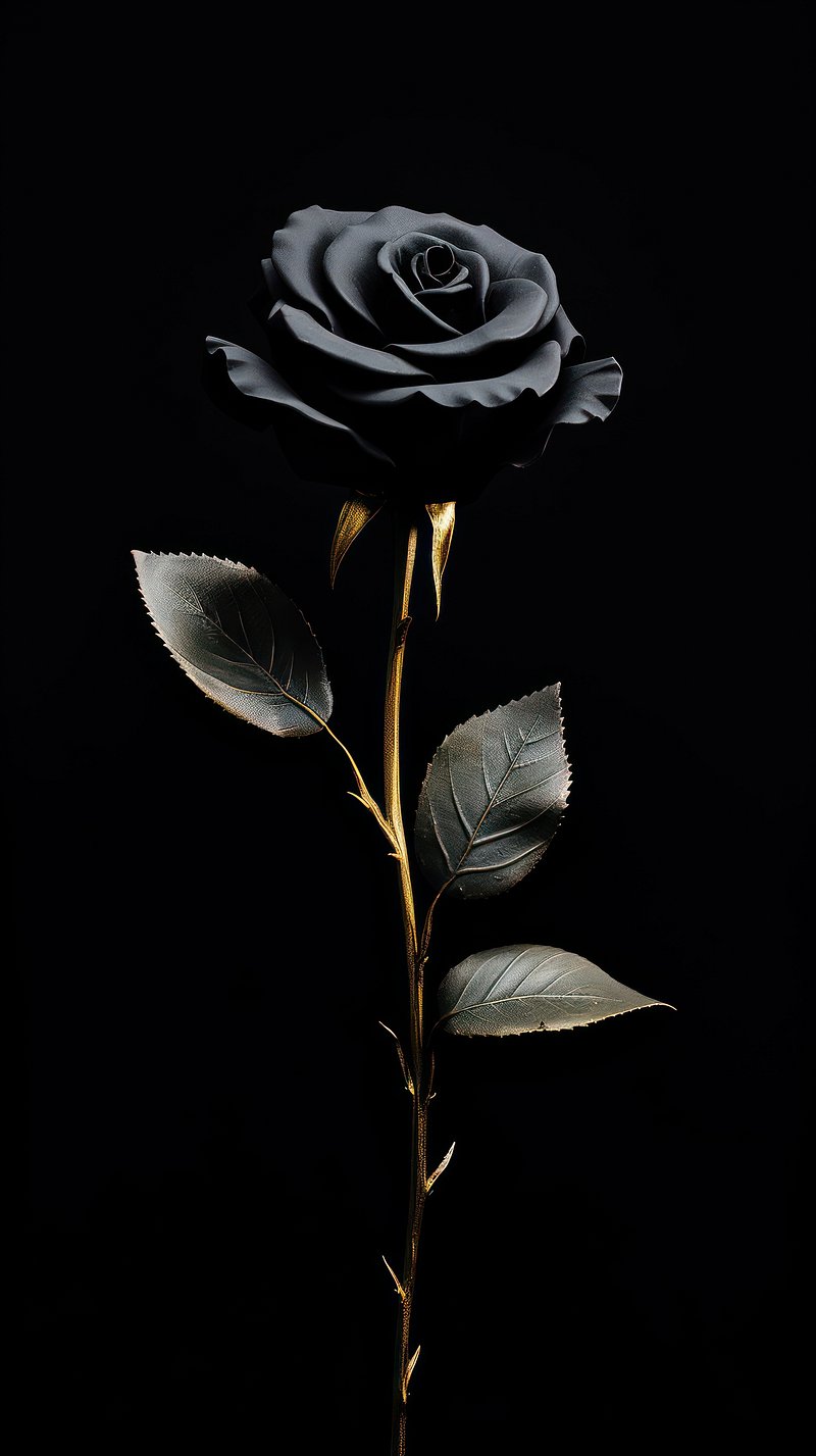 Black Rose Image. Free Photo, PNG