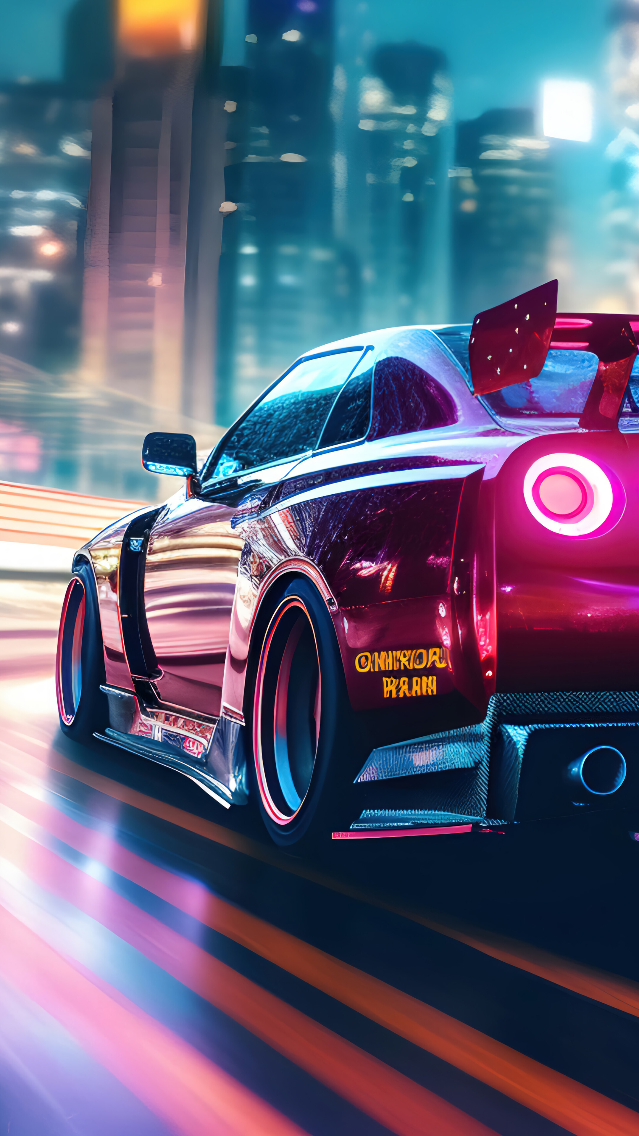 Nissan Skyline GT R Sports Car On Road