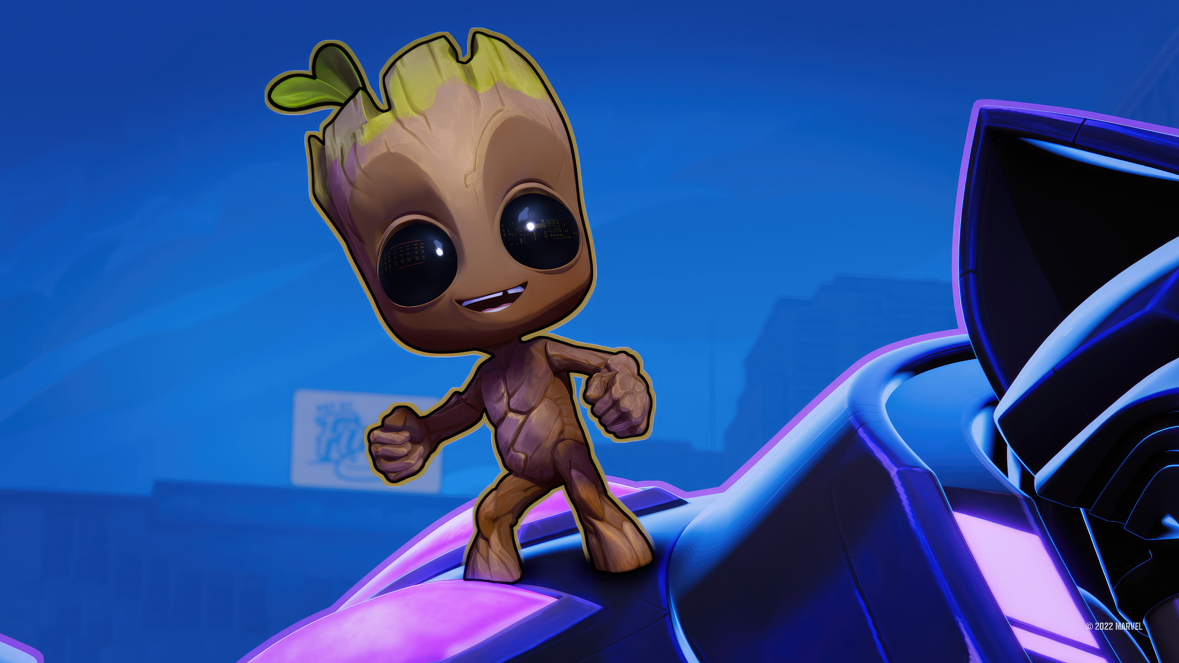 Marvel Snap Baby Groot Wallpaper, HD