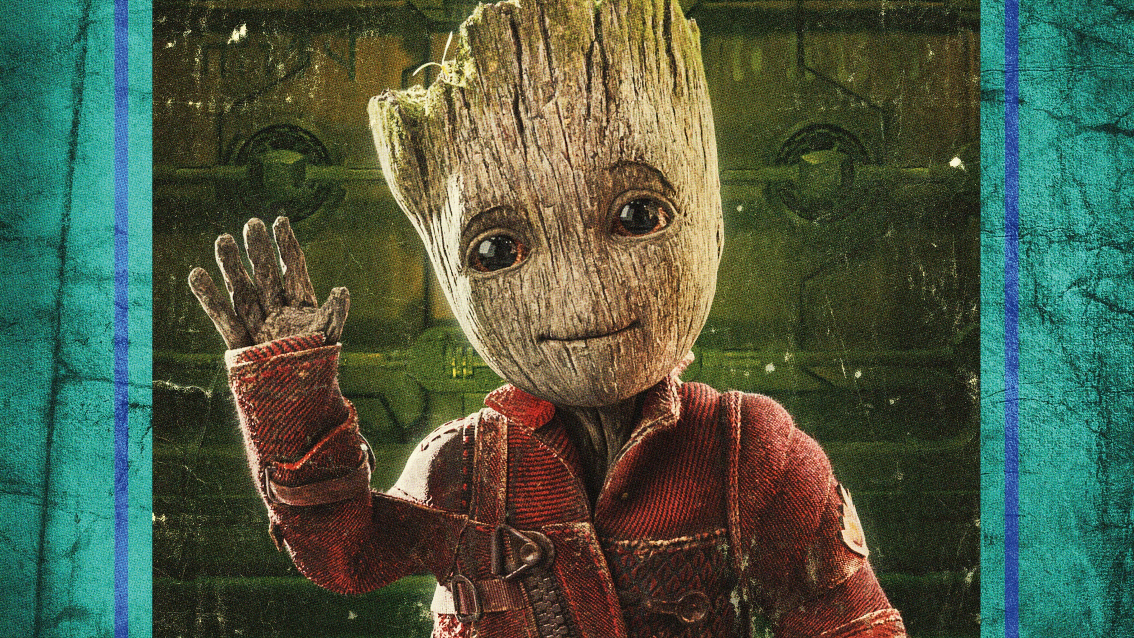 Download wallpaper 3840x2160 baby groot