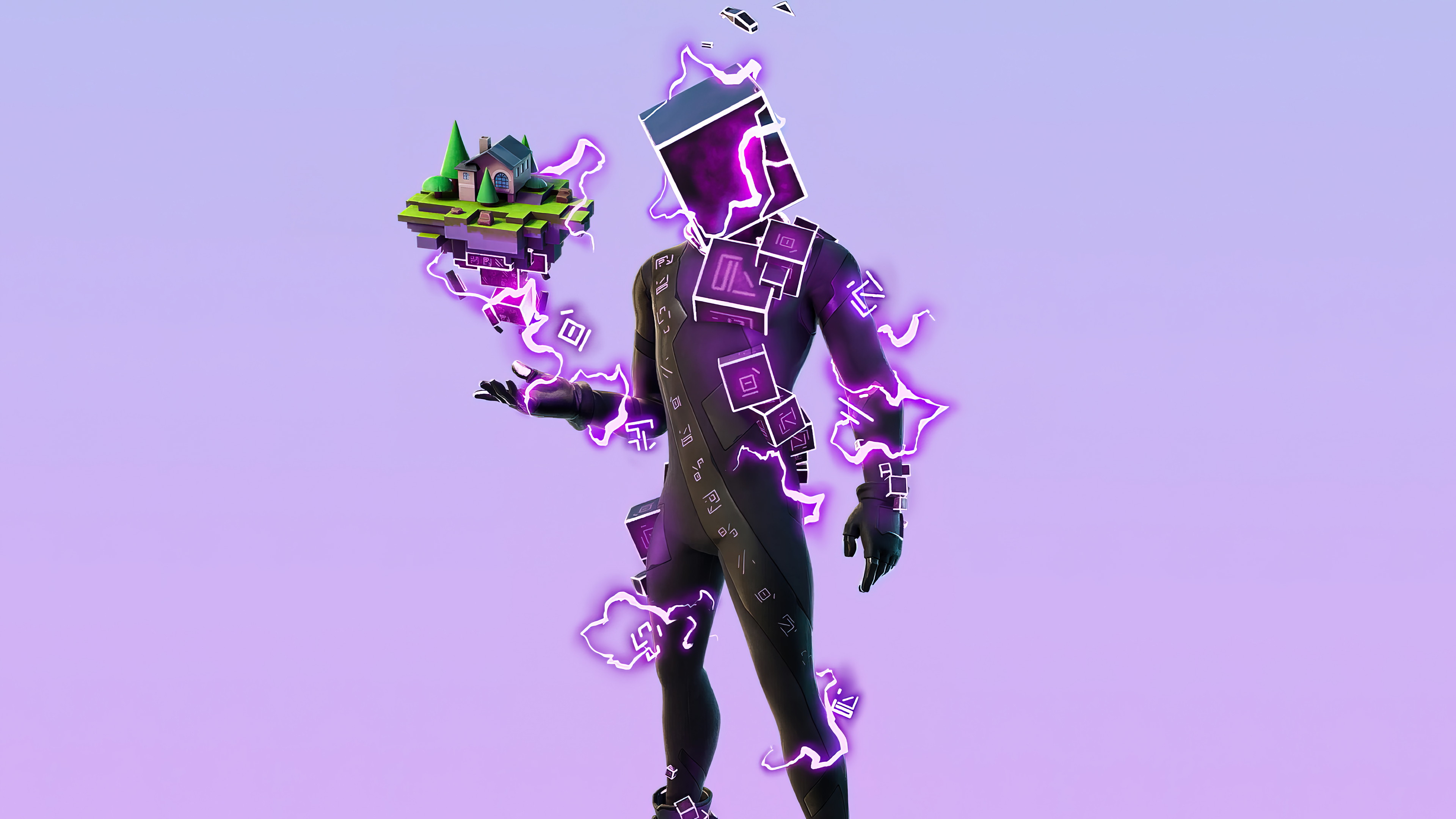 Geometrik Fortnite Skin Wallpaper 4K PC