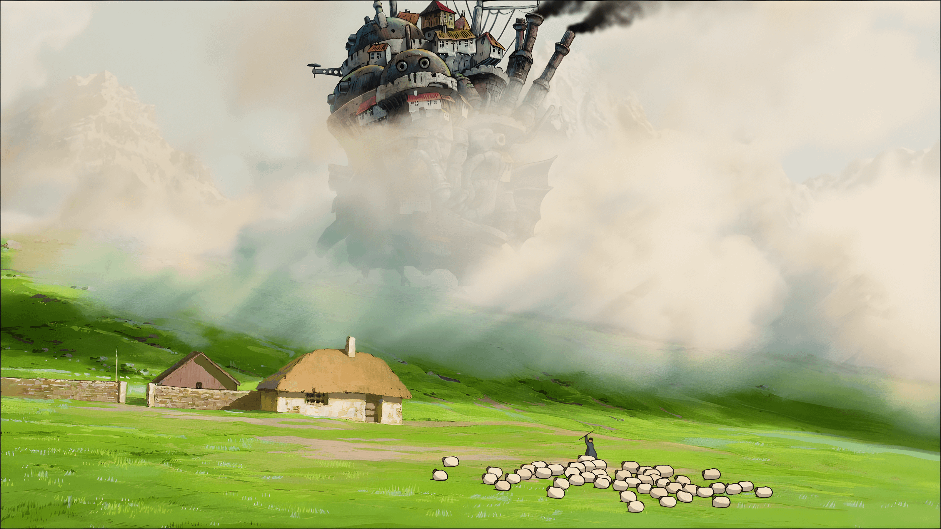 Howl's Moving Castle animated
