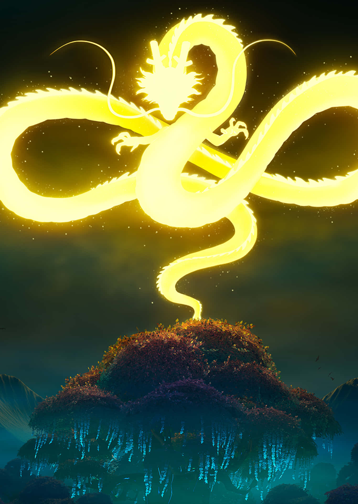 Download Majestic Shenron Awakening Wallpaper