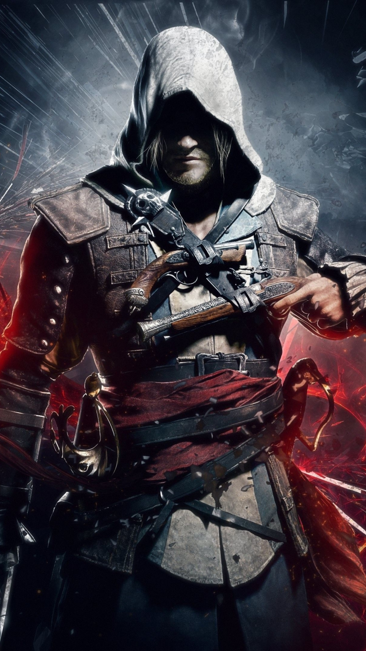 Download wallpaper 750x1334 assassin's