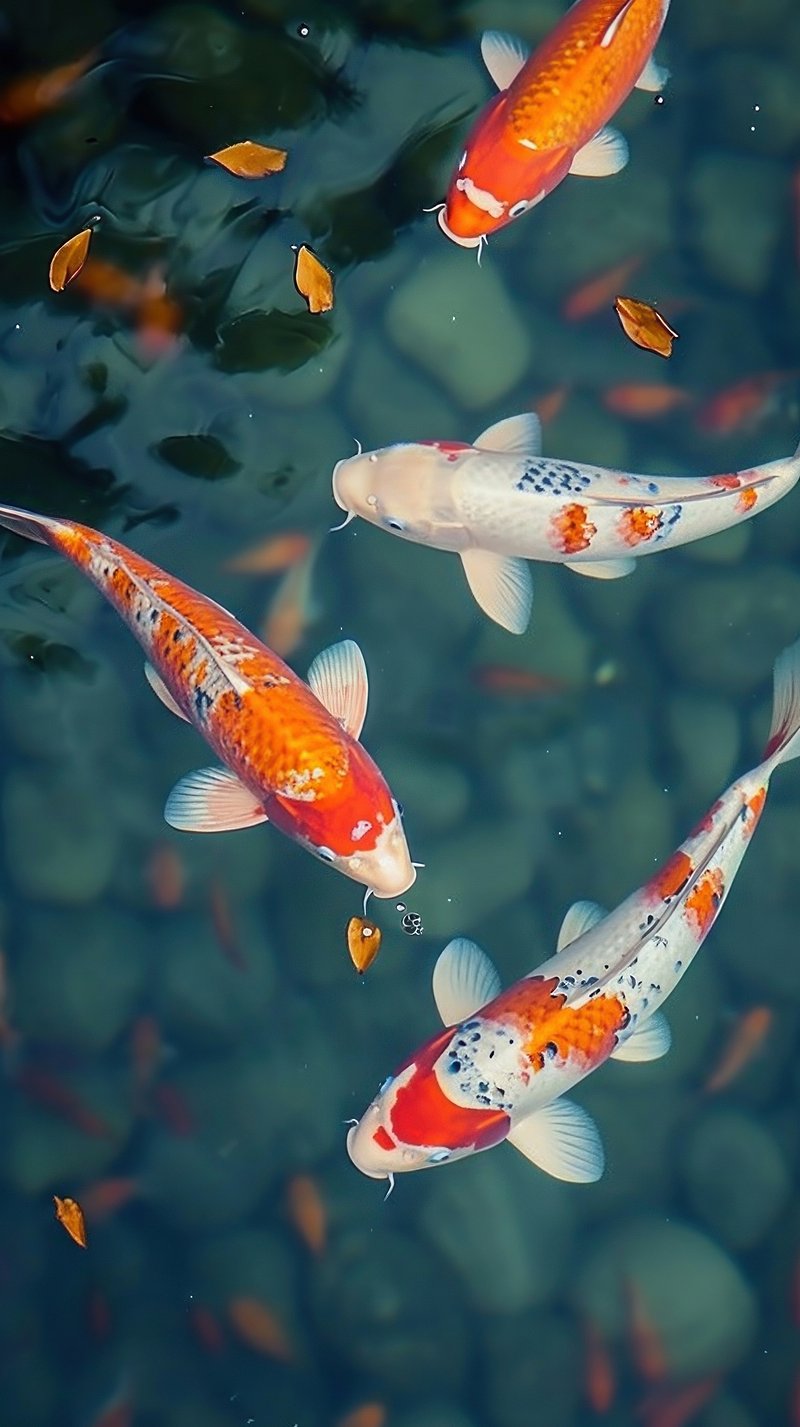 iPhone Wallpaper Koi Fish Image. Free