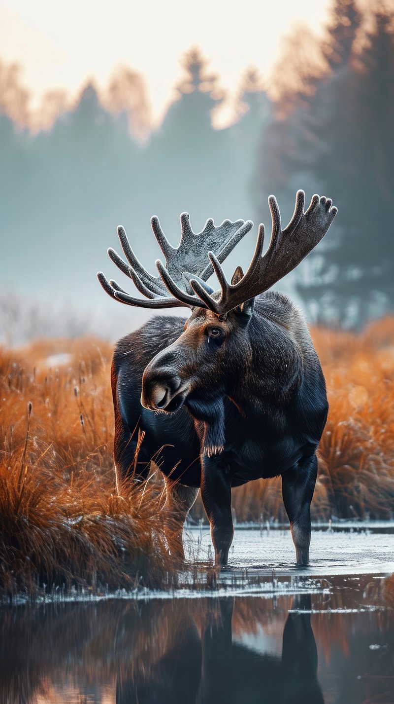 Moose Wallpaper Image. Free Photo