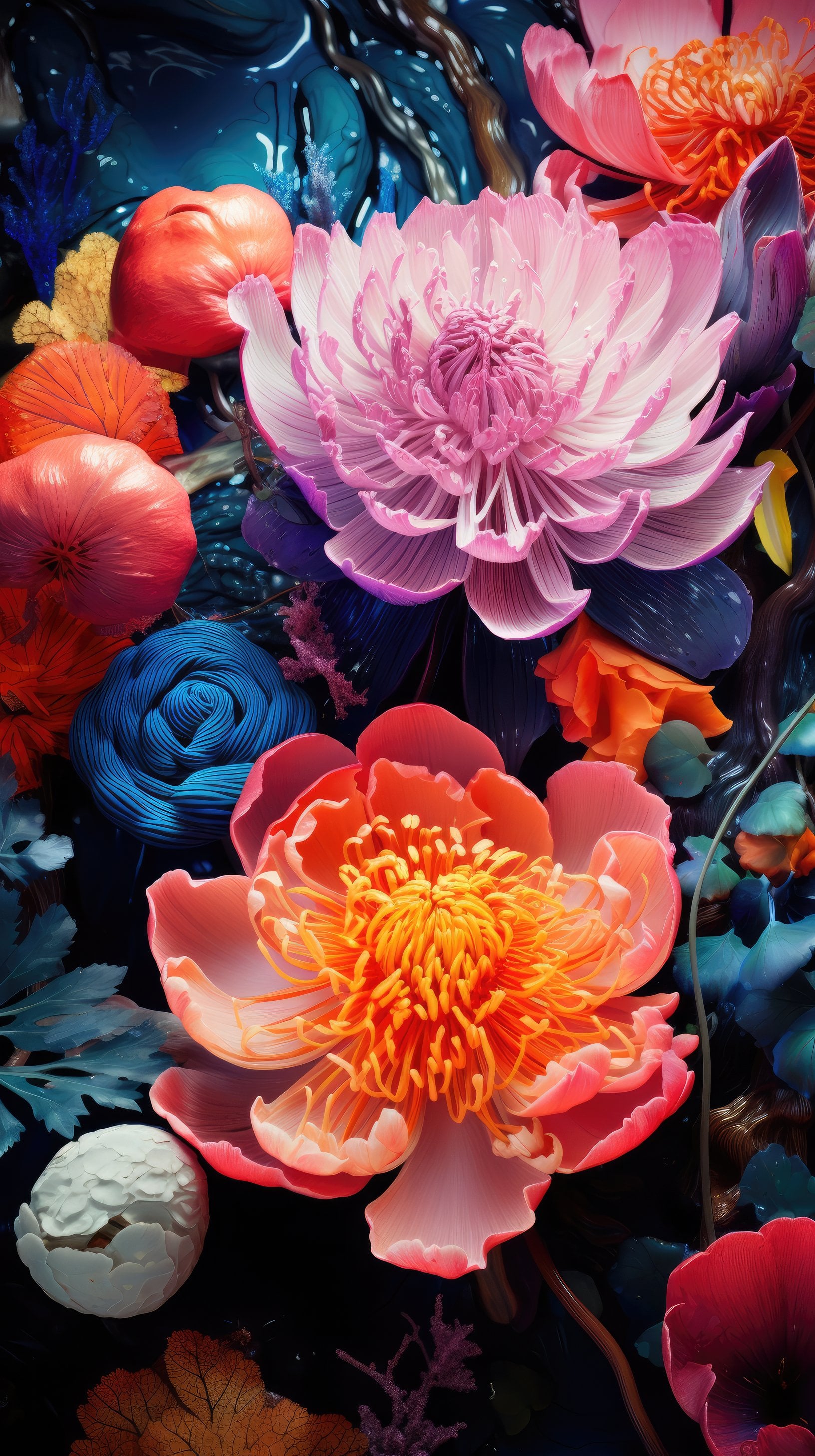 phone wallpaper with my VIBRANT prompt