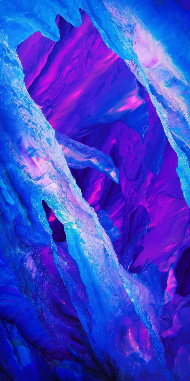 Crystal cavern, and vibrant purple. I