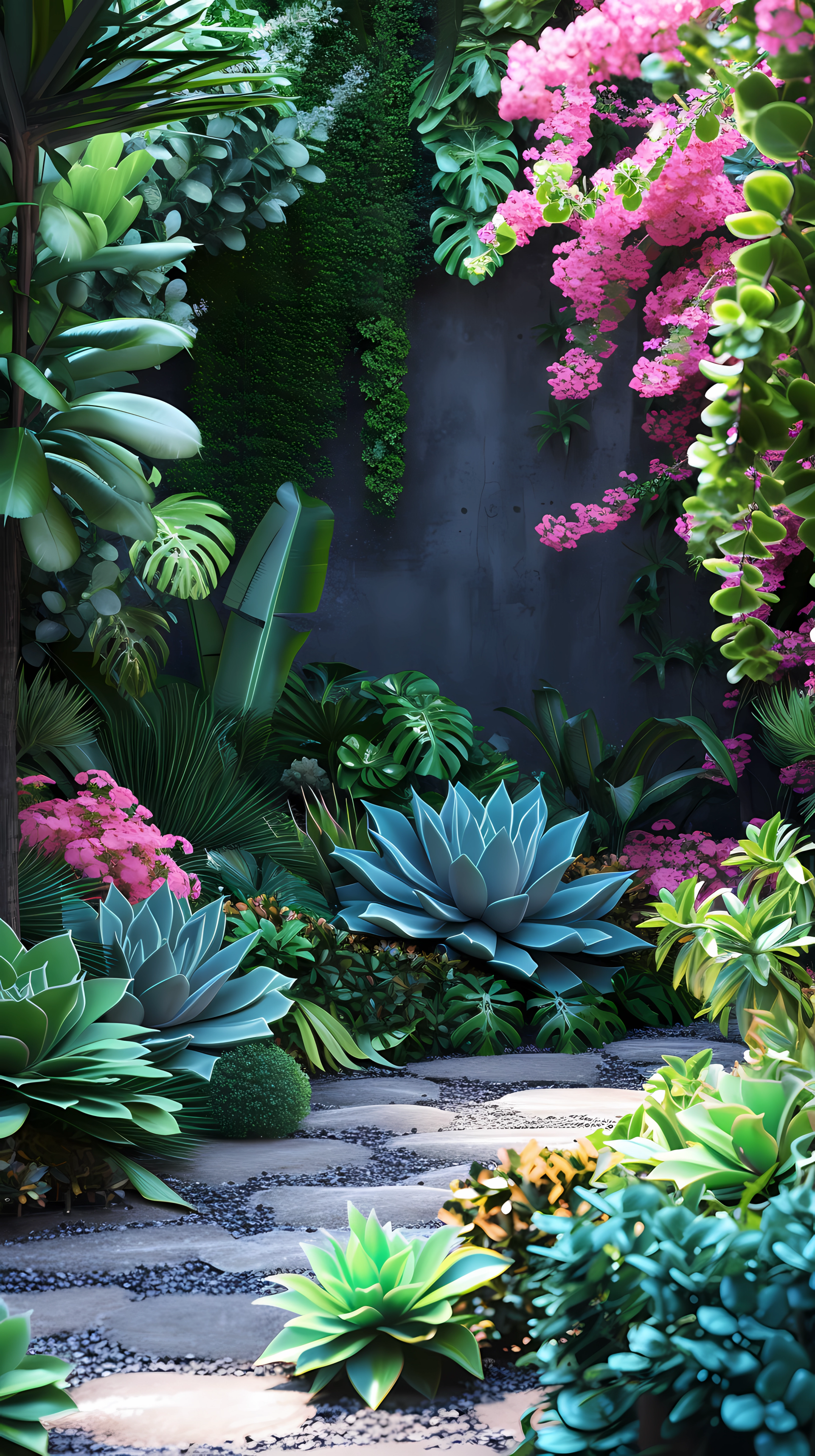 Modern garden view 4