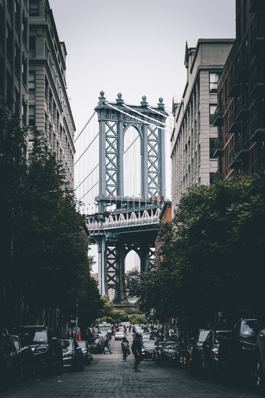 image of Partial View Of New York Bridge