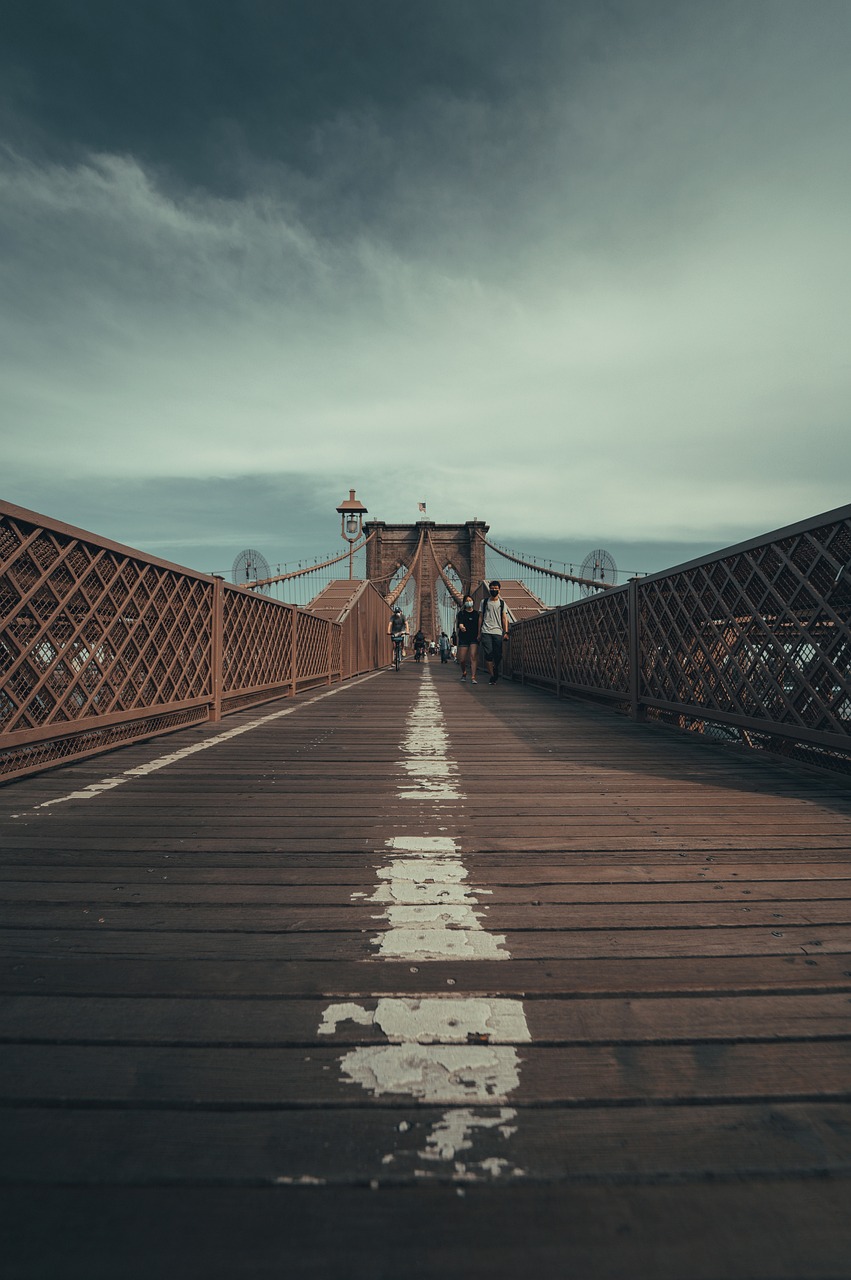 Nyc Brooklyn Bridge City photo