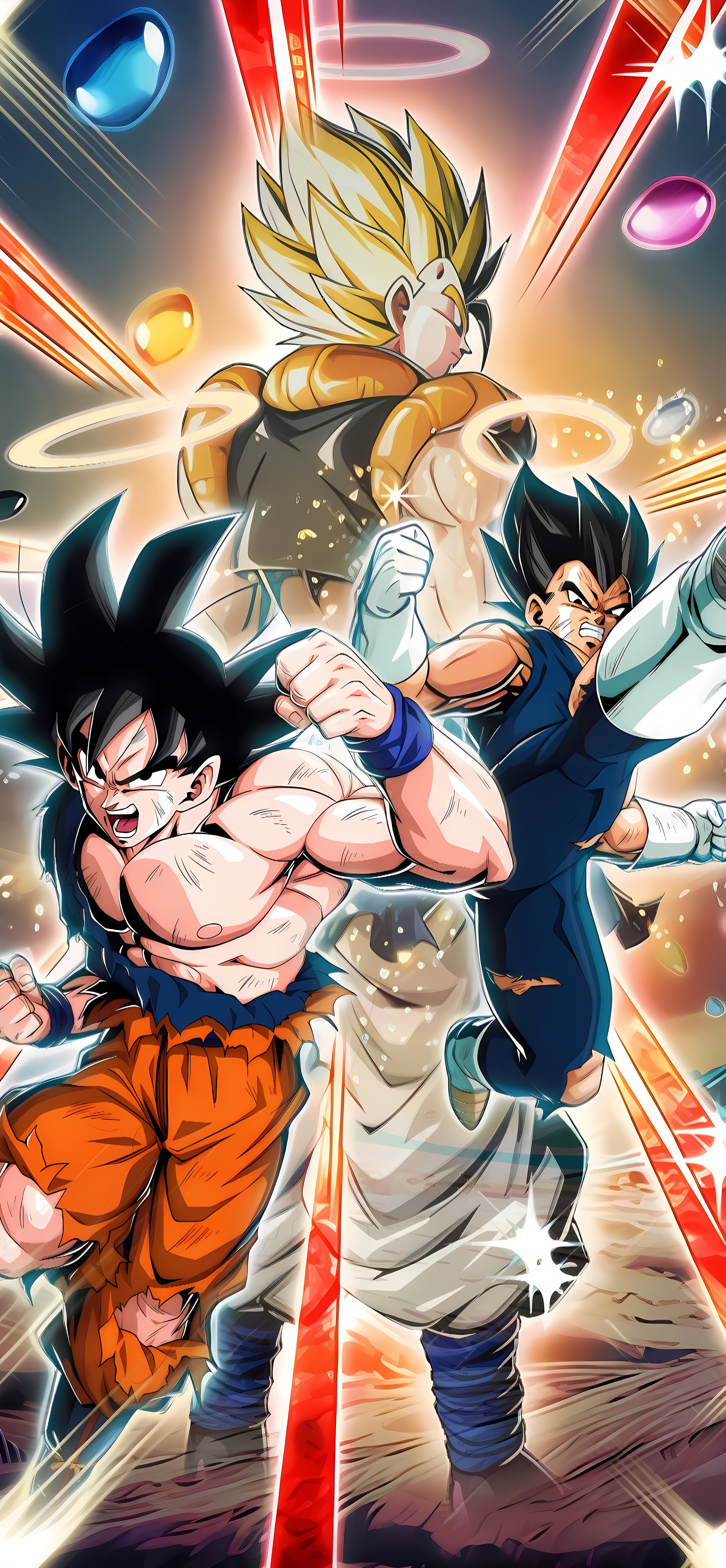 TEQ LR Goku and Vegeta