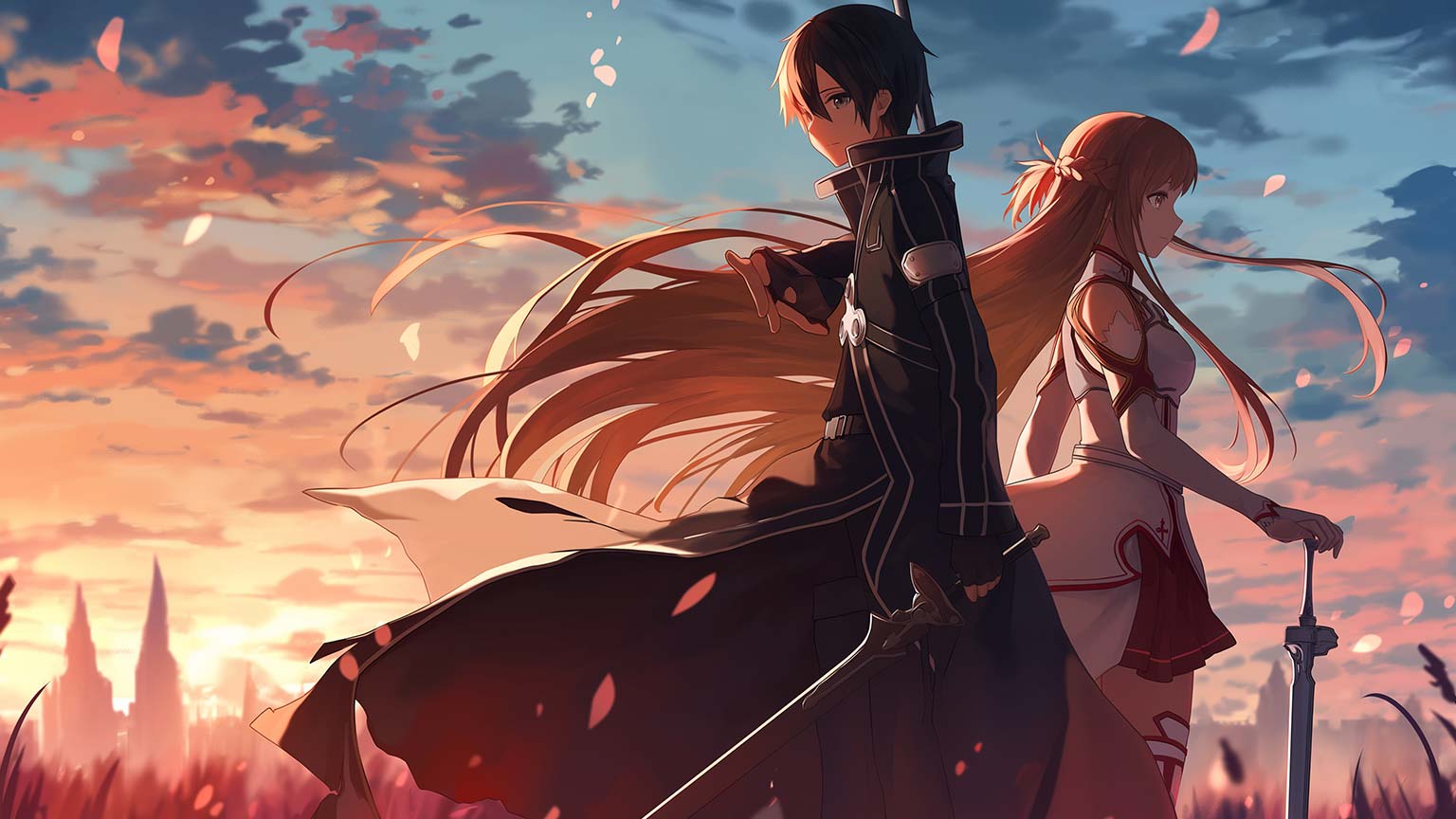 Free Sword Art Online Kirito Asuna