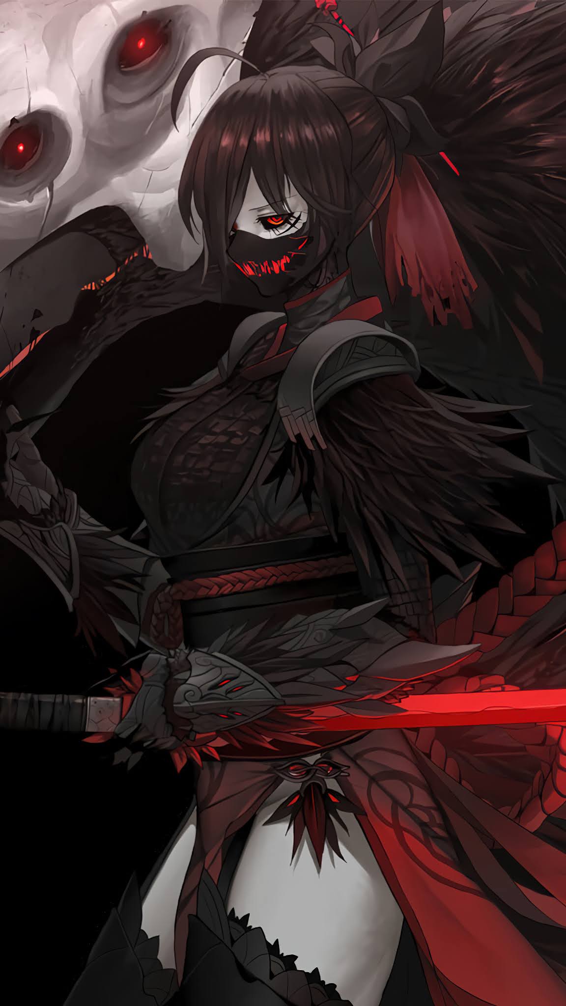 Anime Girl Sword Fantasy Warrior Mobile