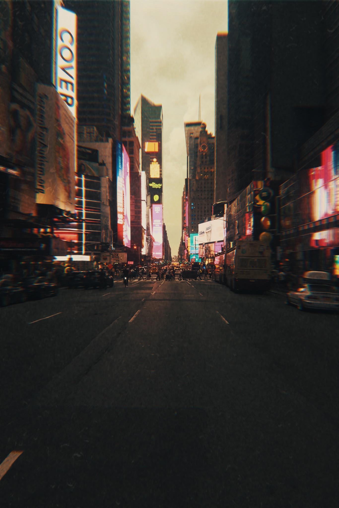 Took this picture while the streets