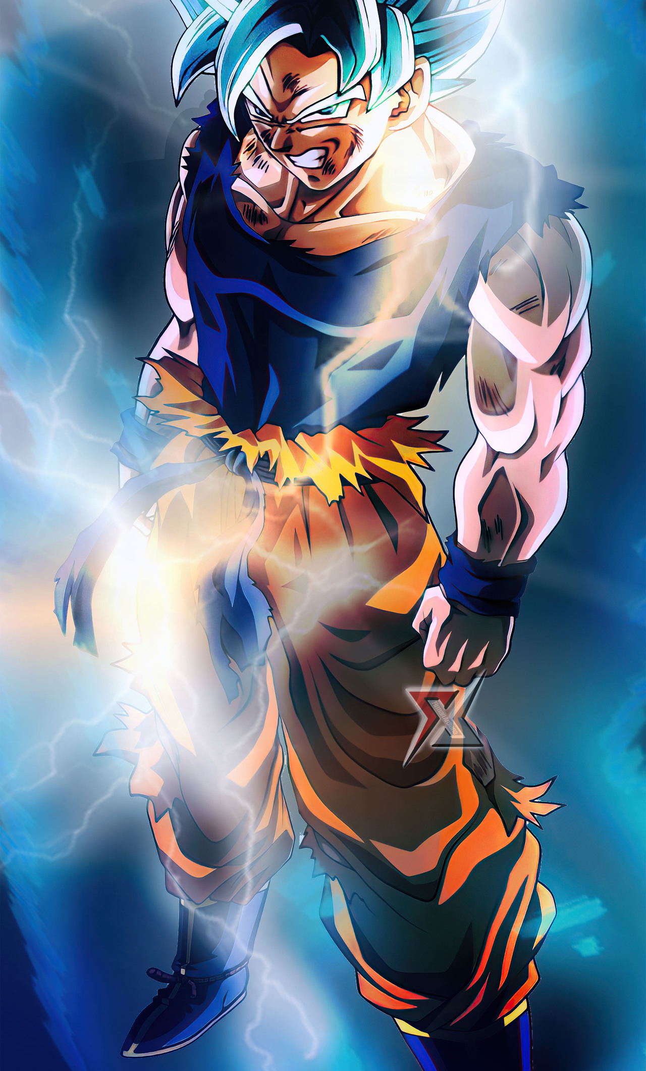 Son Goku Super Saiyan Blue 4k
