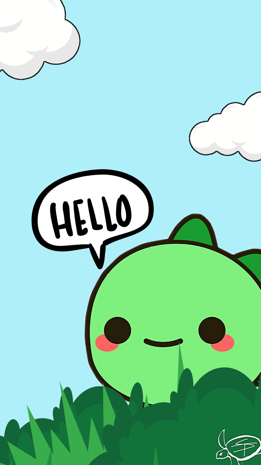 cute dinosaur phone wallpaper