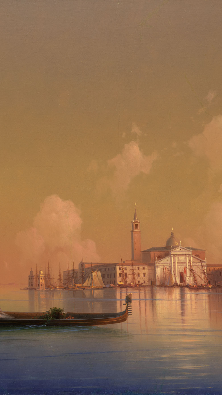 Artistic Oil Painting Phone Wallpaper