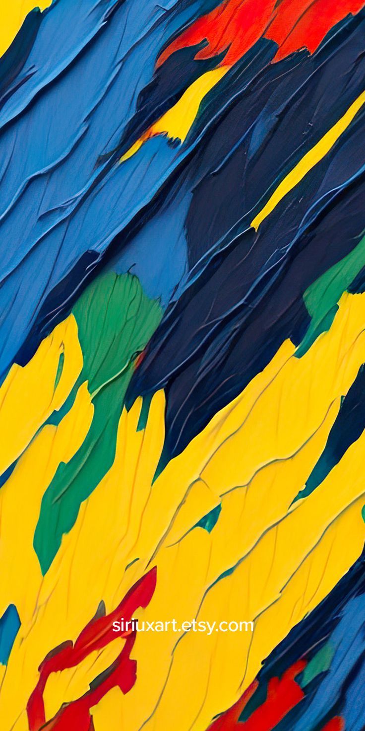 Abstract Dried Textured Brush Stroke