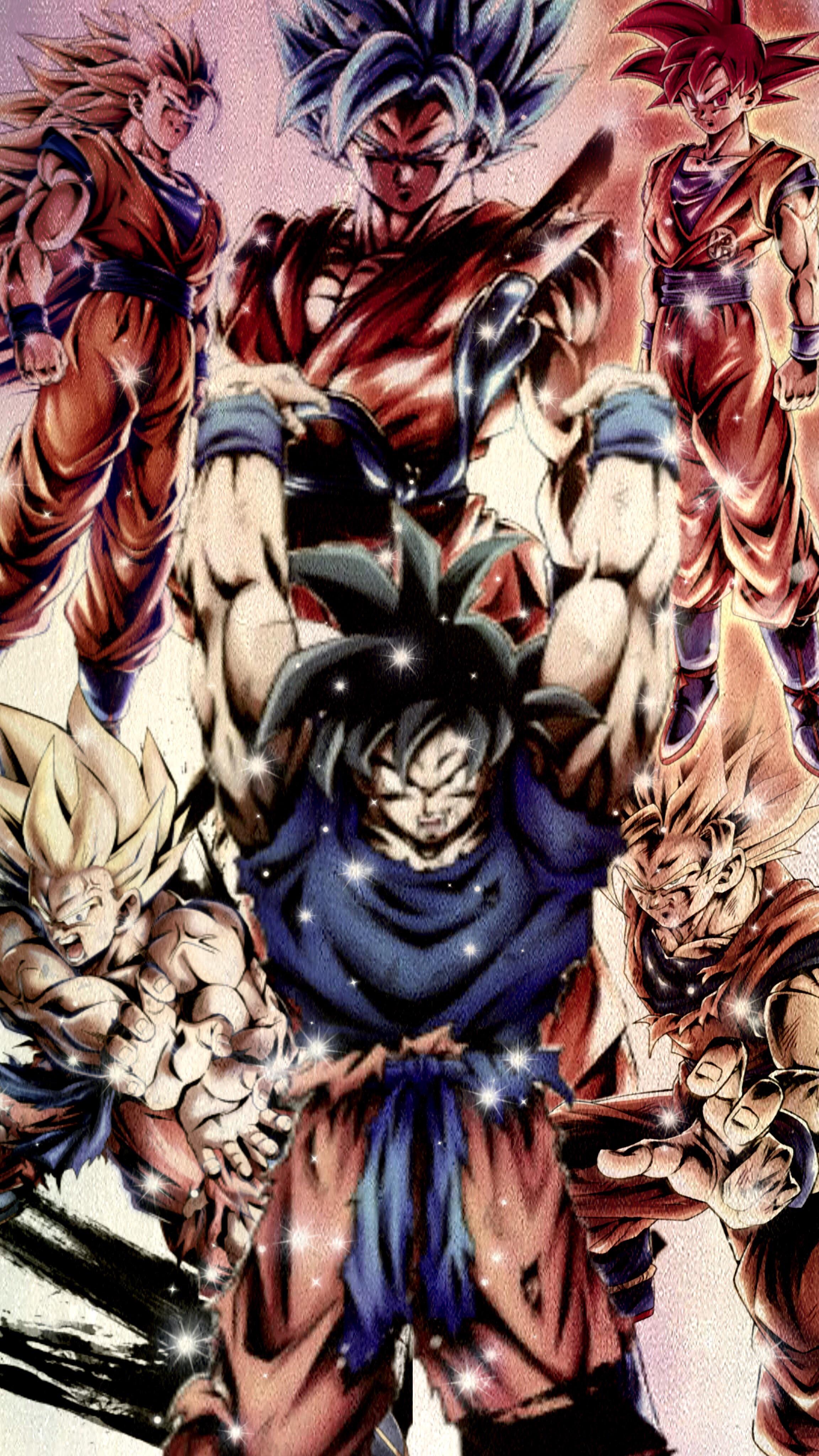 Recently I made a Goku wallpaper for my