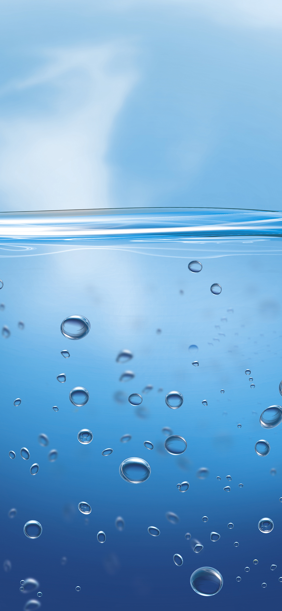 Water Bubble iPhone Wallpaper HD