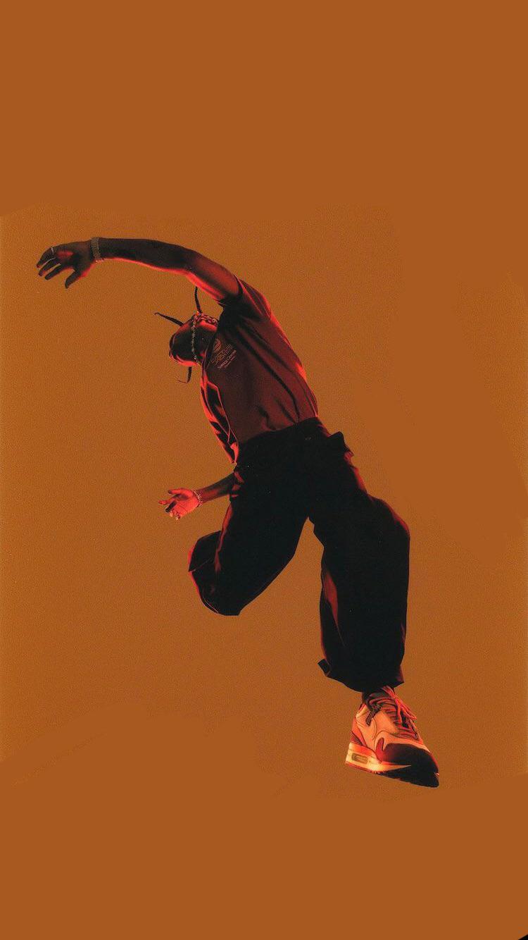 iPhone Wallpaper of Travis' recent IG