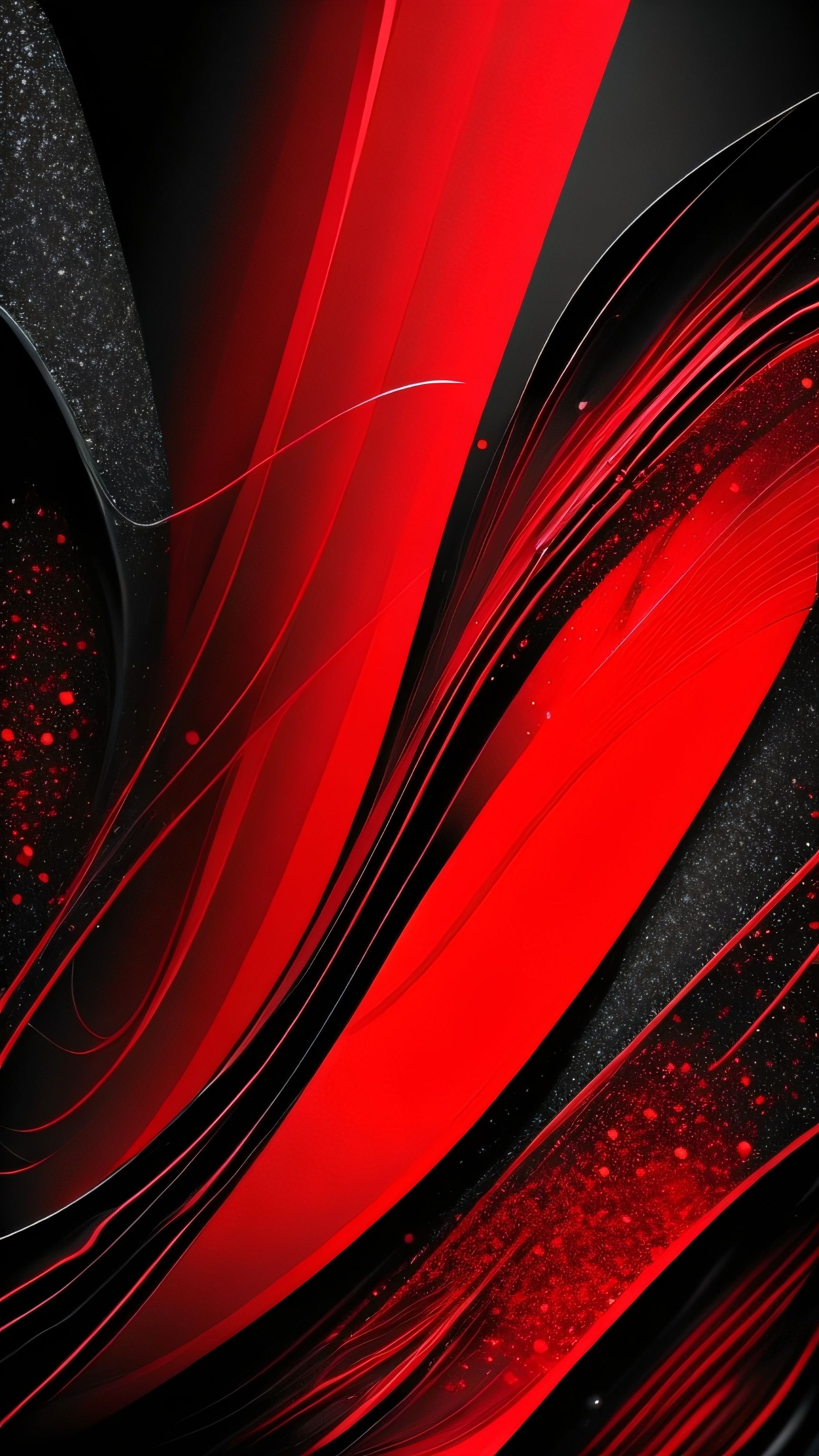 Black And Red Abstract Phone Wallpaper