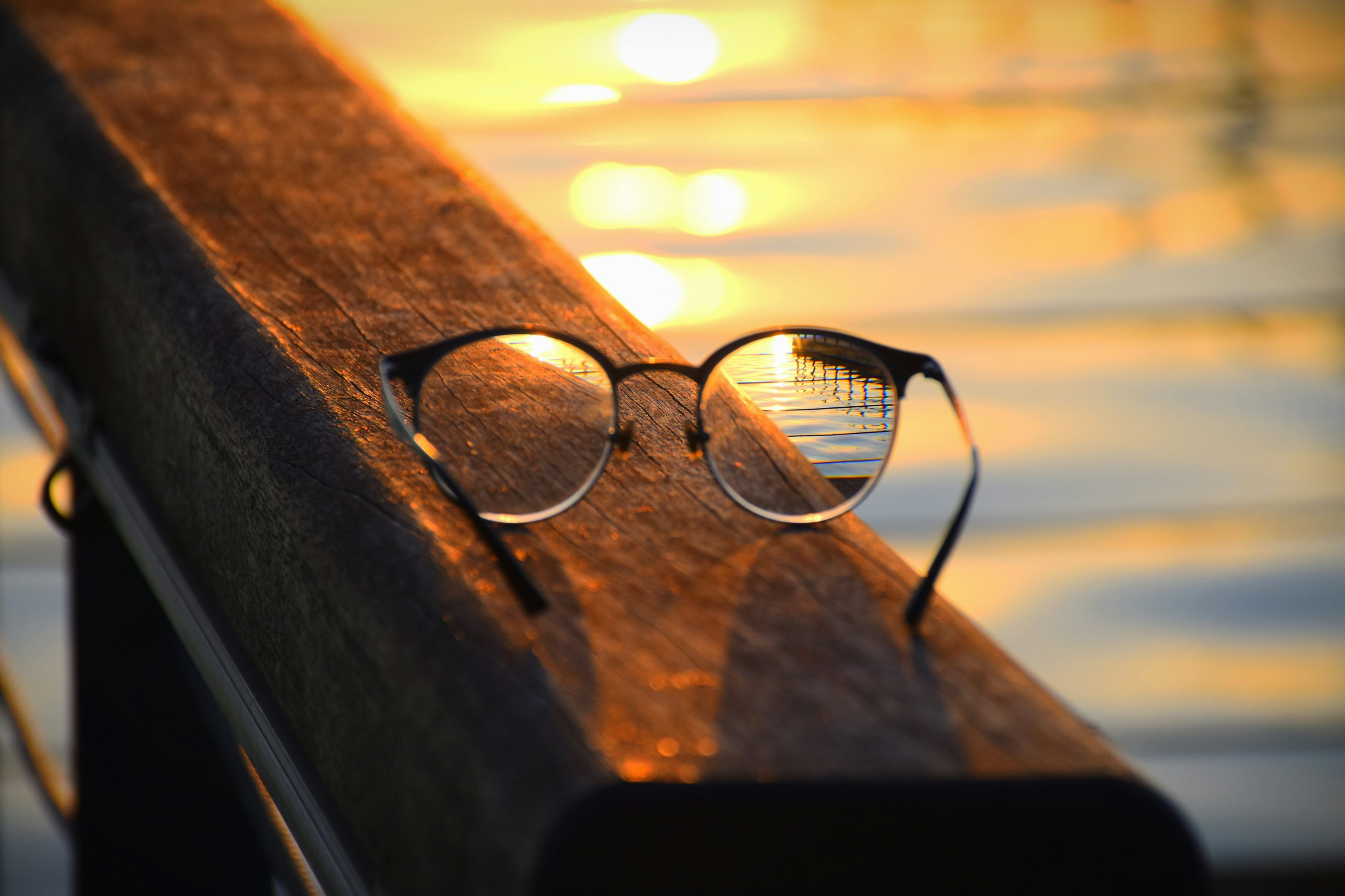 Clear eyeglasses photo