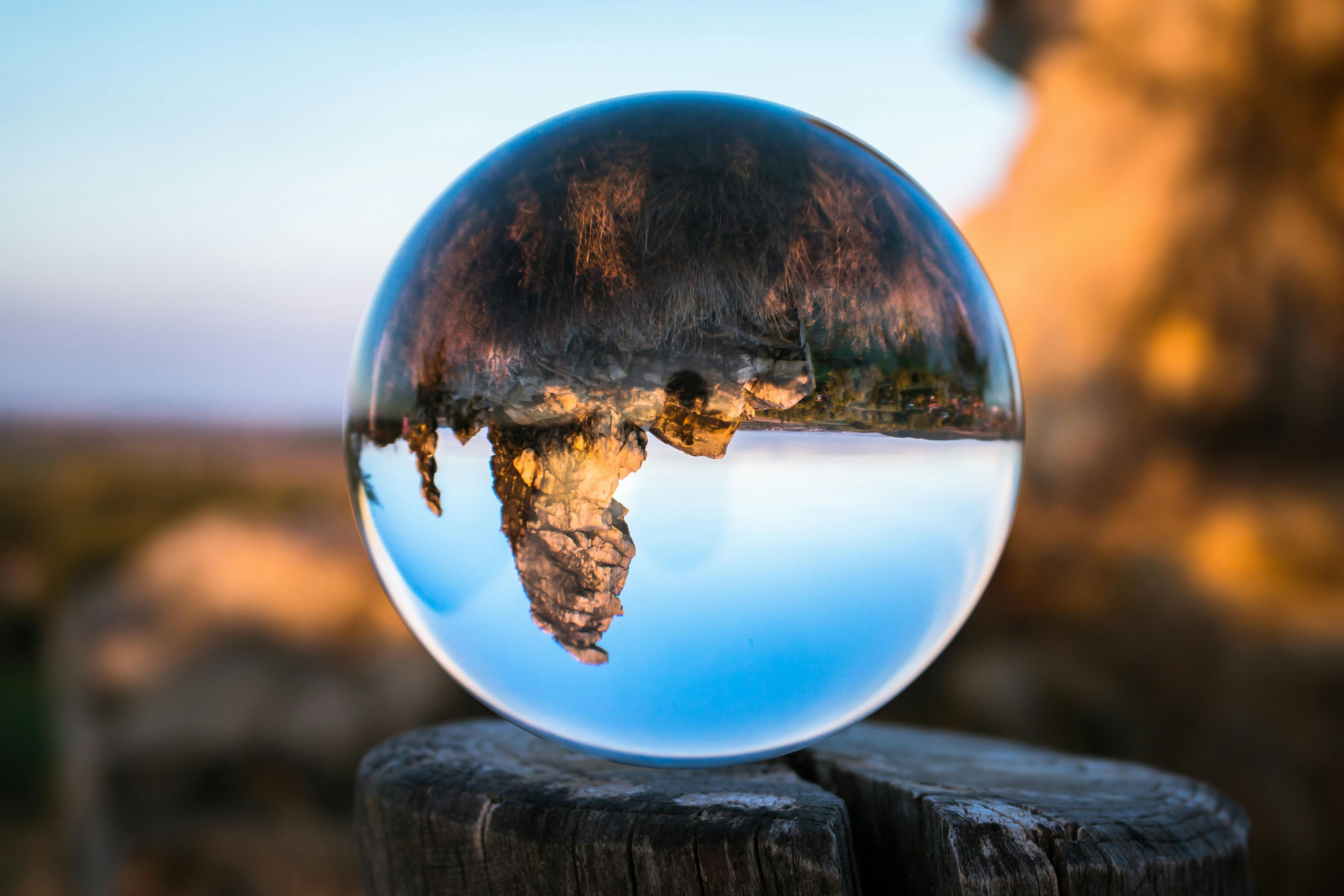 Clear Glass Ball Decor · Free