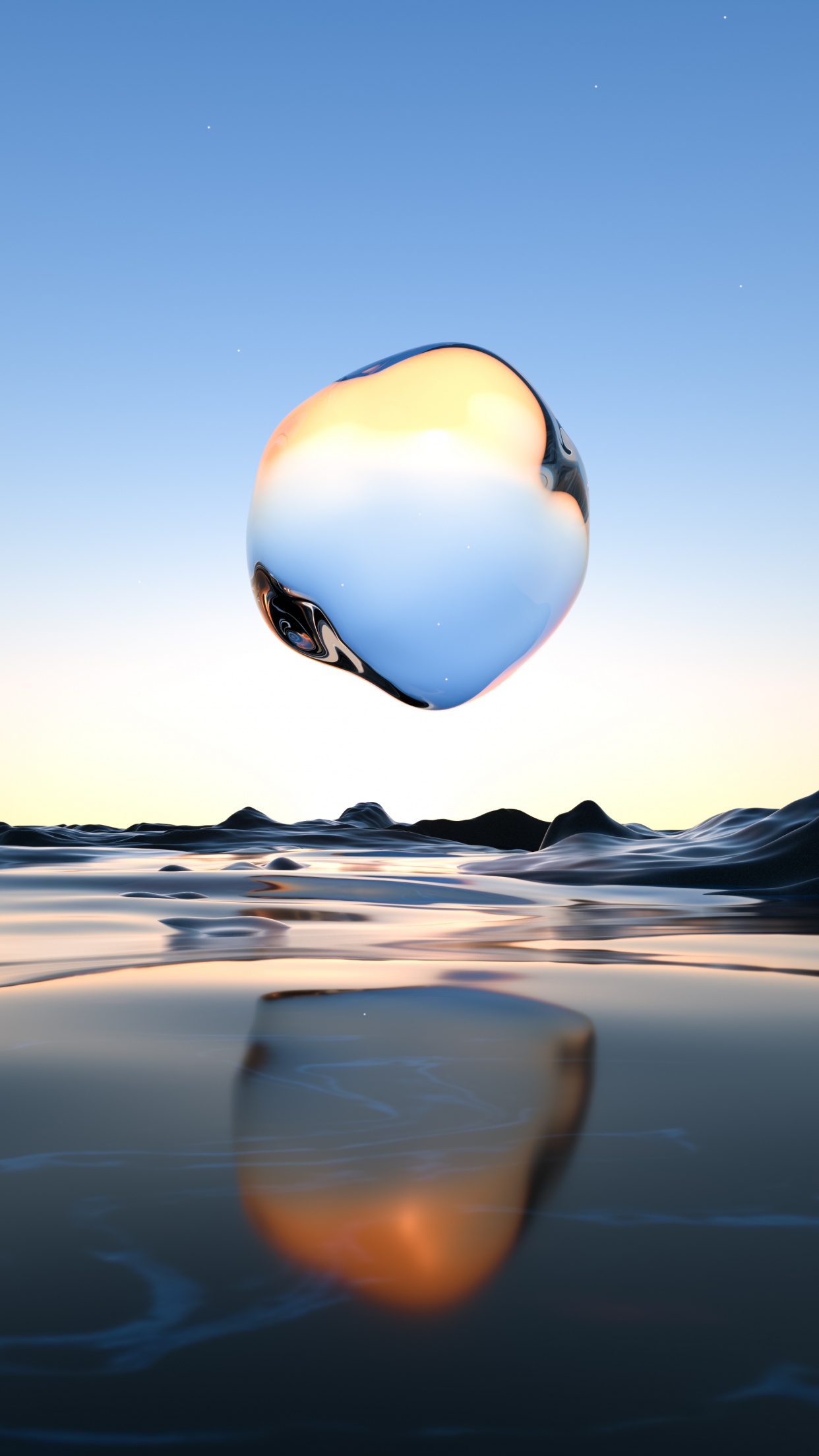 Glass Wallpaper 4K, Droplet, Surreal