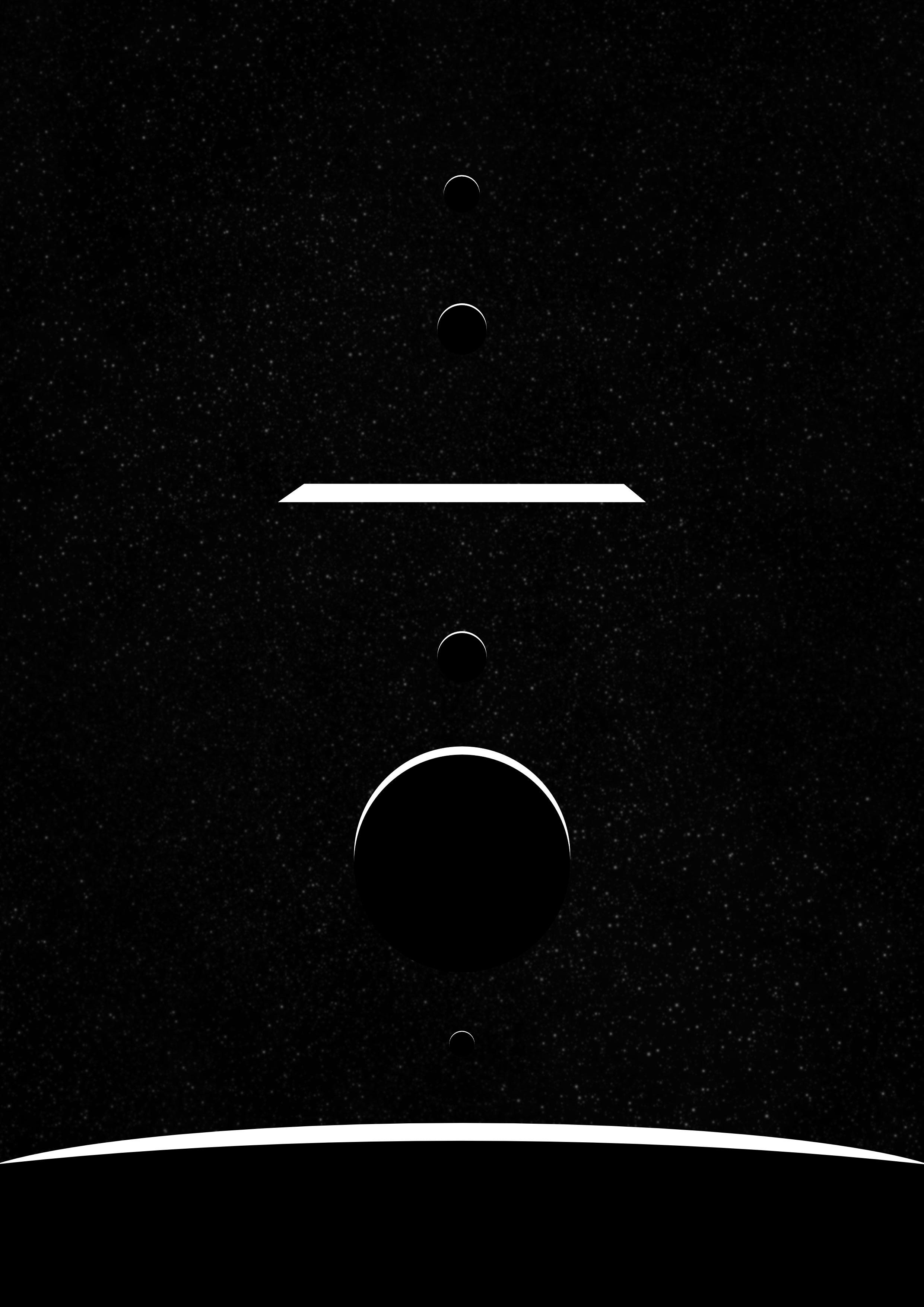 A Space Odyssey minimal wallpaper