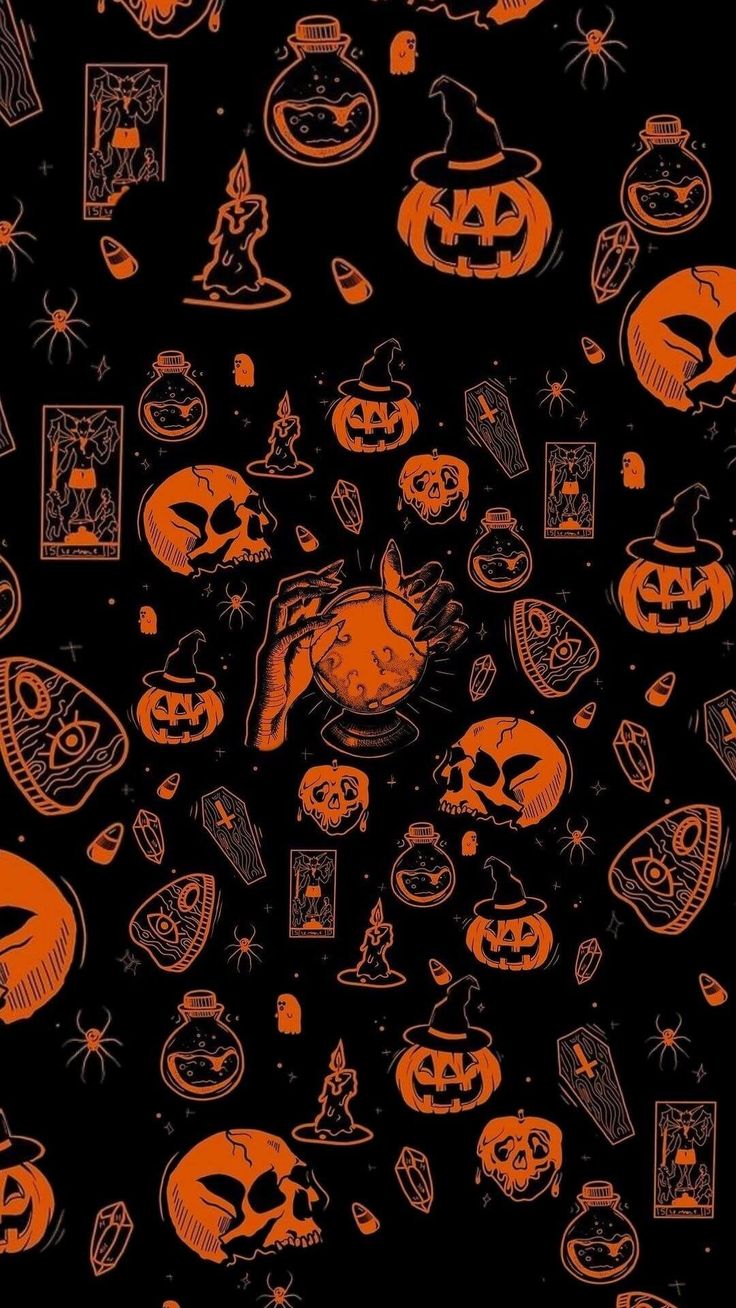 Free Download. Halloween Fall Phone iPhone Background. Autumn Phone Wallpaper You'll Ever Need!