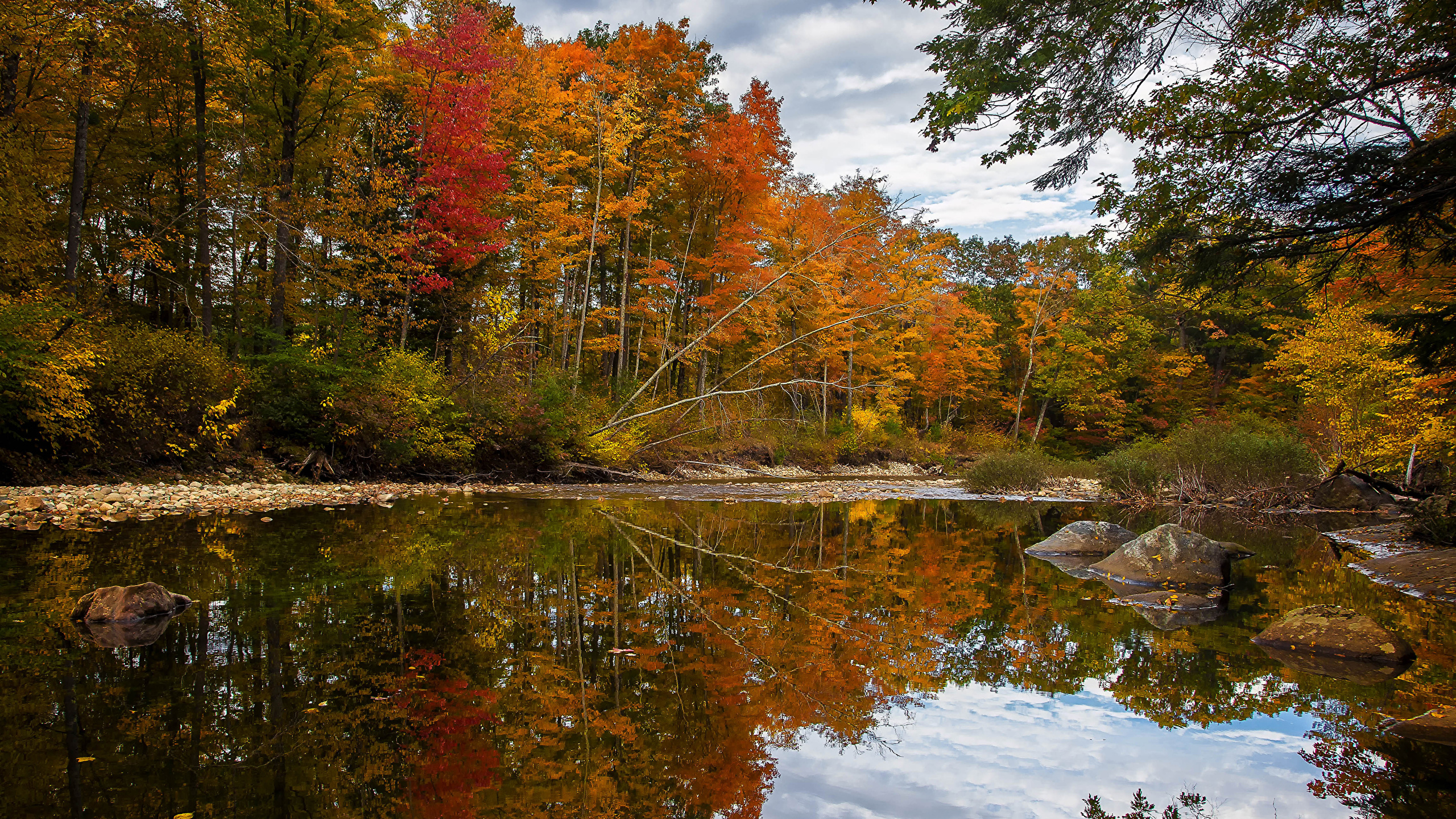 Sunday River Bethel Maine Autumn 2560x1440
