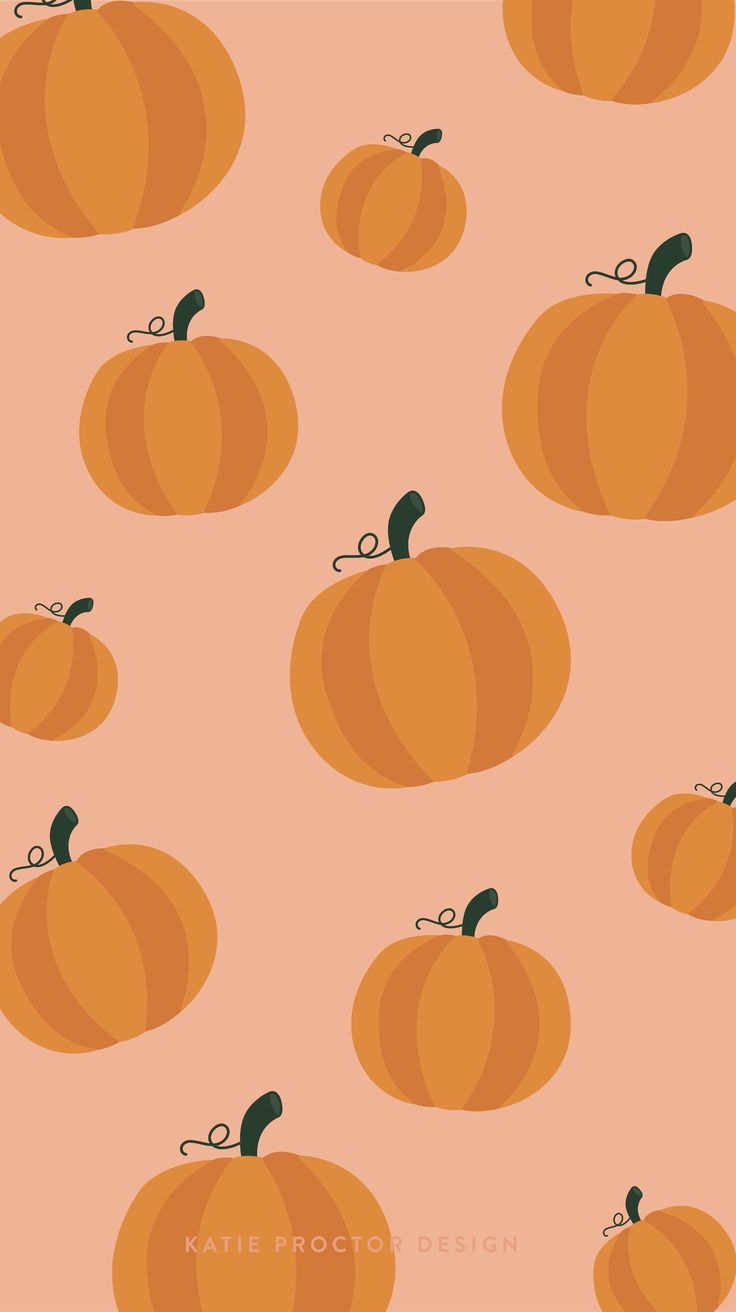 Autumn / Fall iPhone Pumpkin Wallpaper