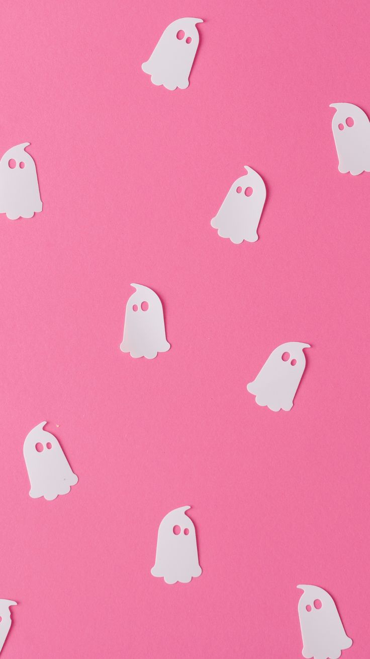 Pink Halloween iPhone Wallpaper Too Cute to Spook