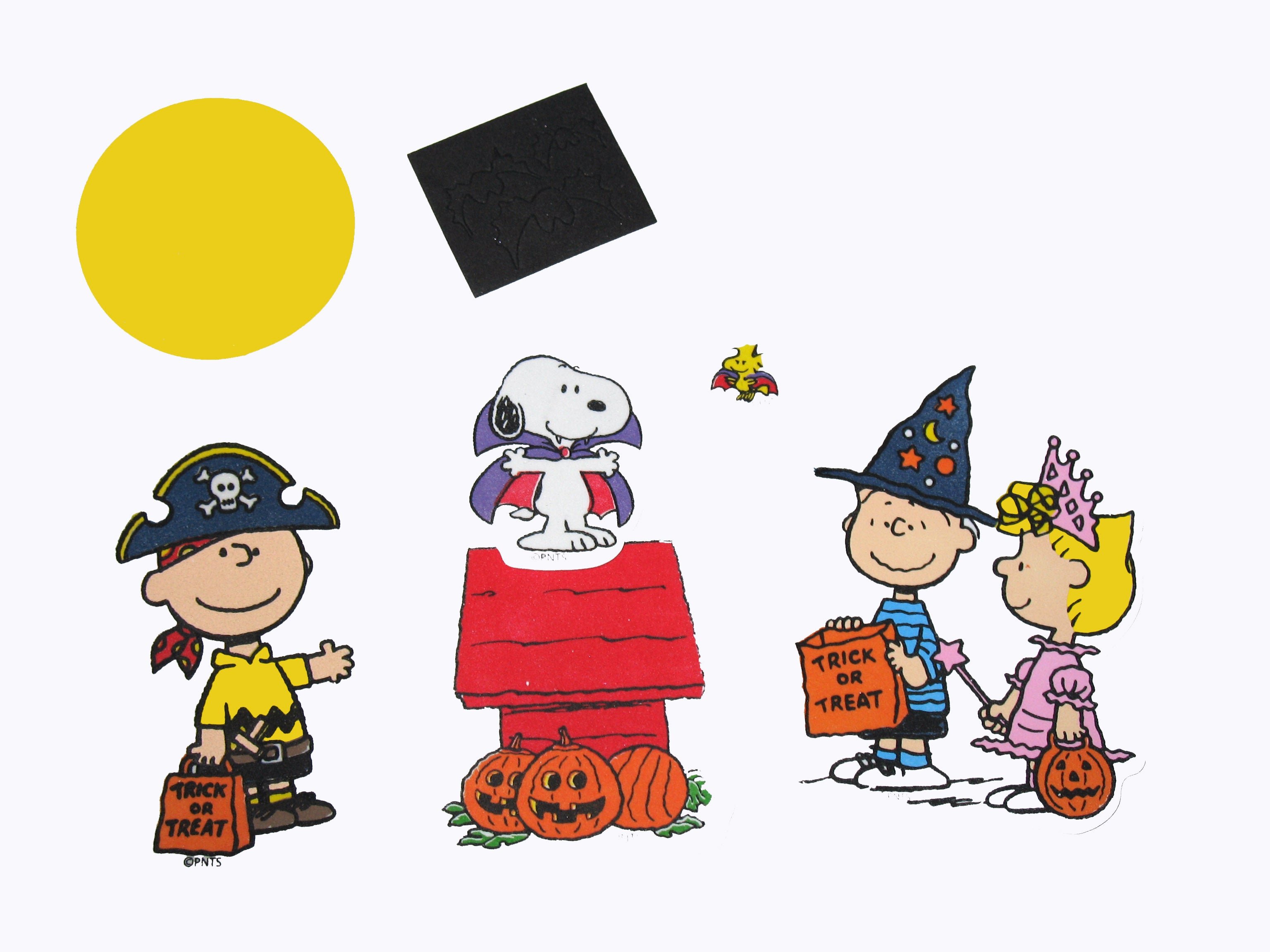 Peanuts Halloween Pumpkin Self Adhesive