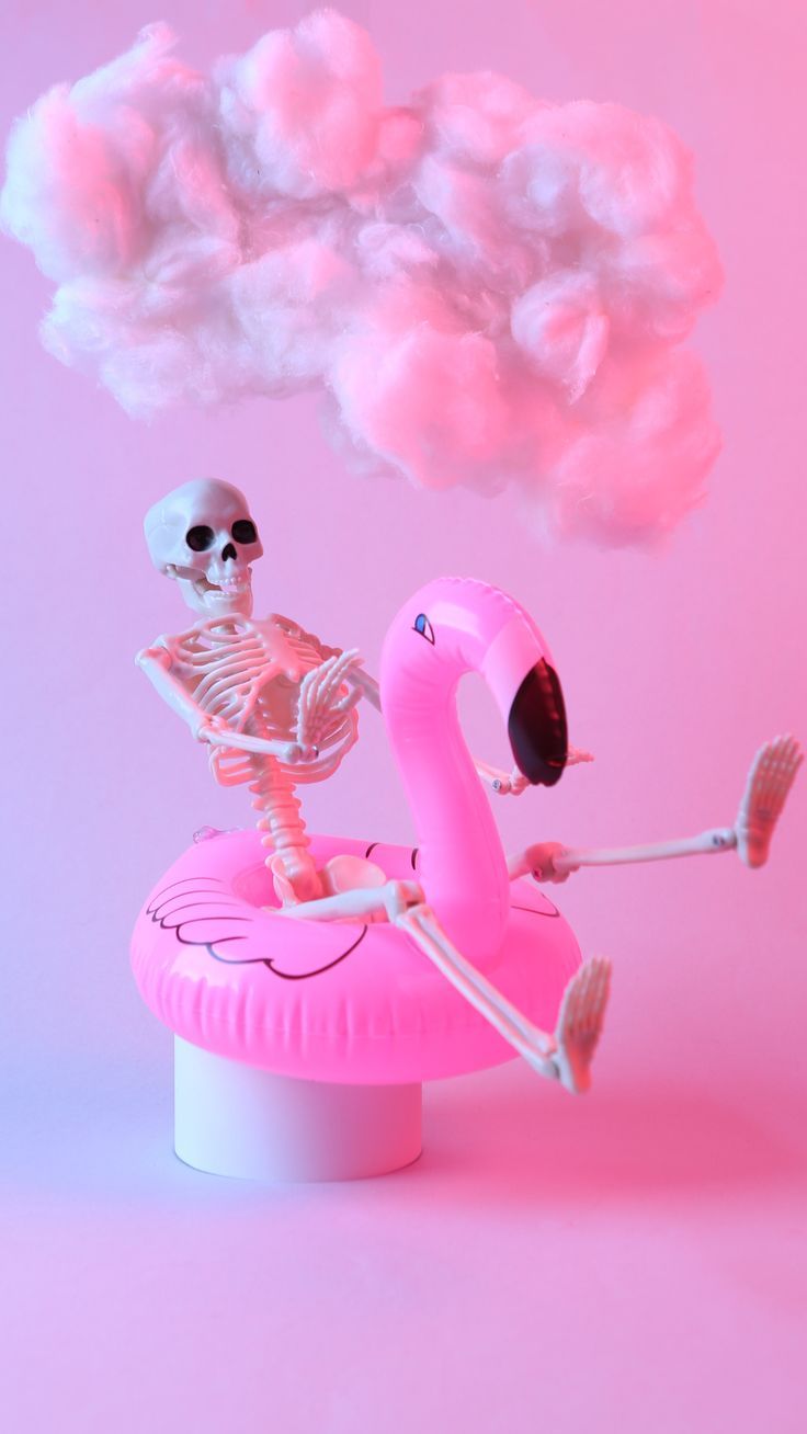 Pink Halloween iPhone Wallpaper Too Cute to Spook