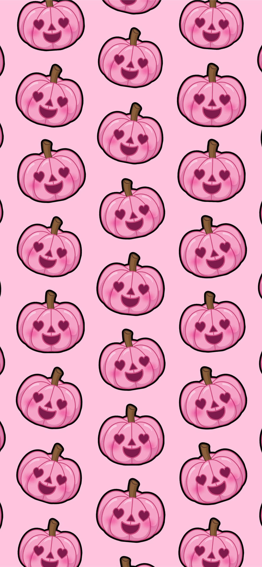 Download Pink Pumpkins Cute Halloween