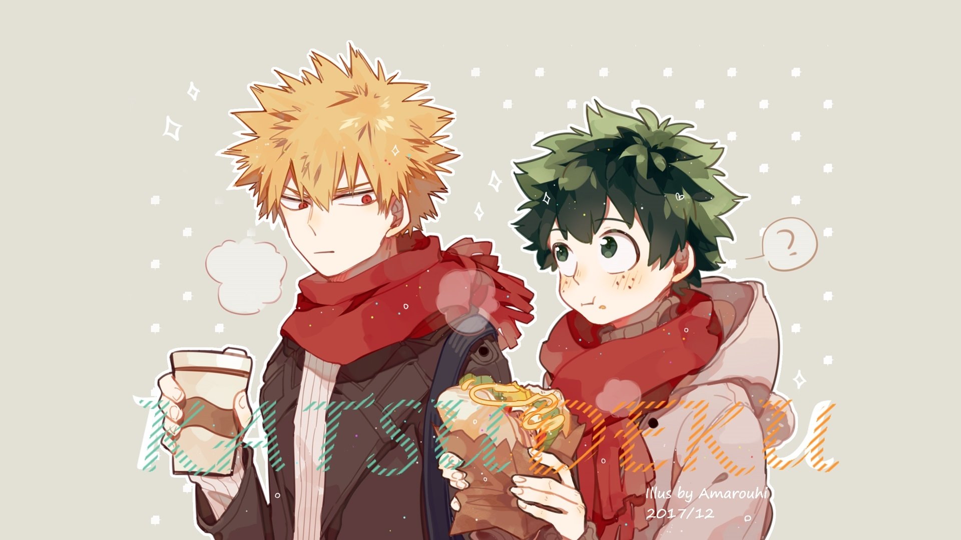 Download Izuku Midoriya Katsuki Bakugou